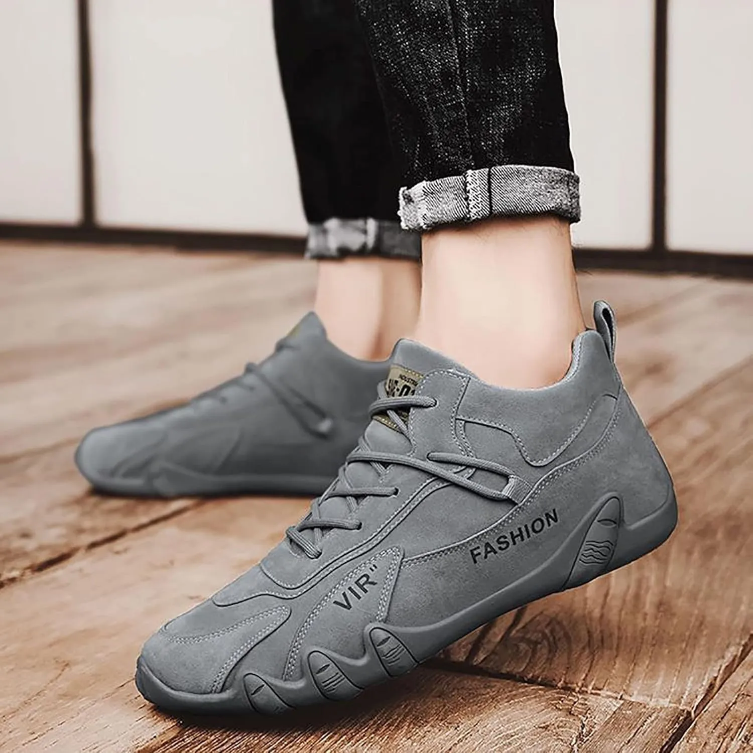 Mens Tennis Shoes Sports Shoes for Men Popular Labor Work Wear High Top Board Casual Leisure