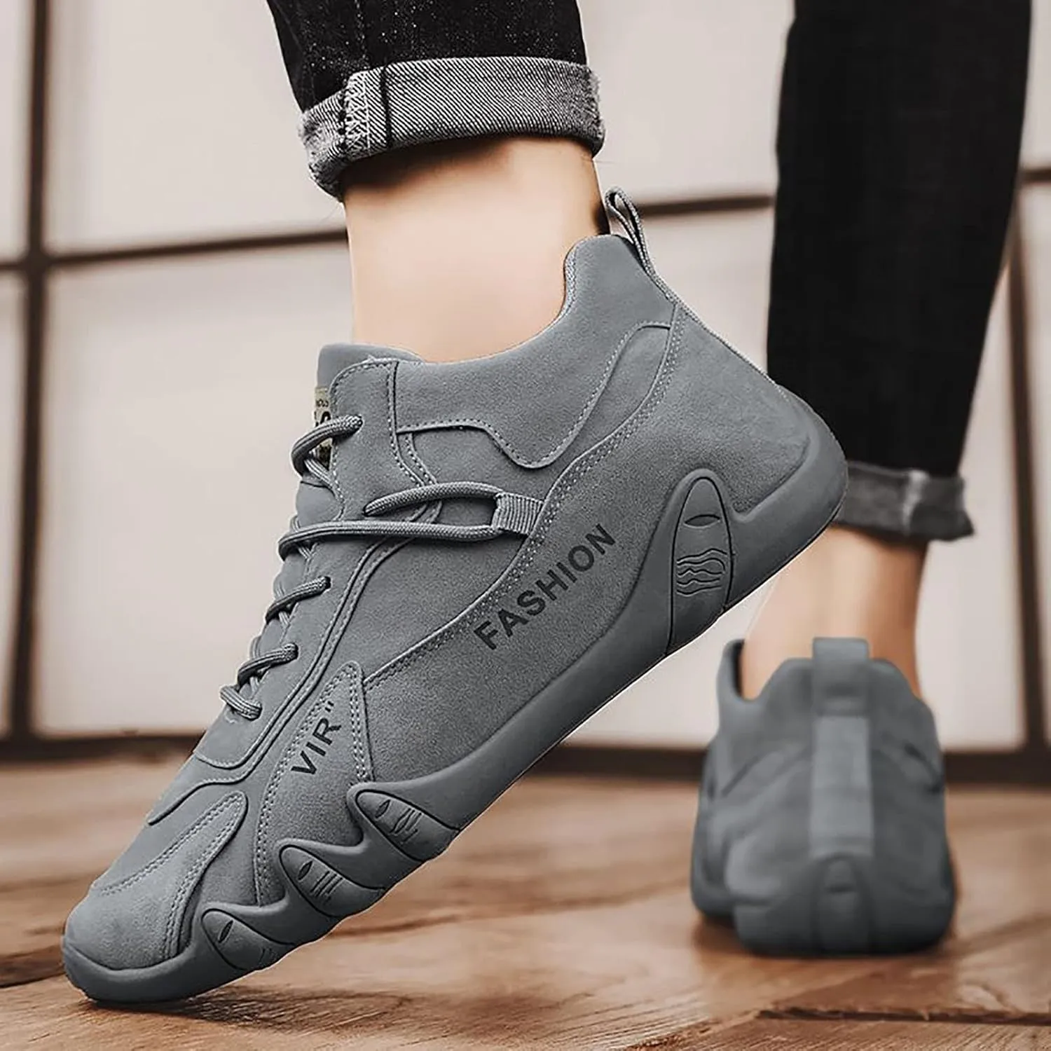 Mens Tennis Shoes Sports Shoes for Men Popular Labor Work Wear High Top Board Casual Leisure