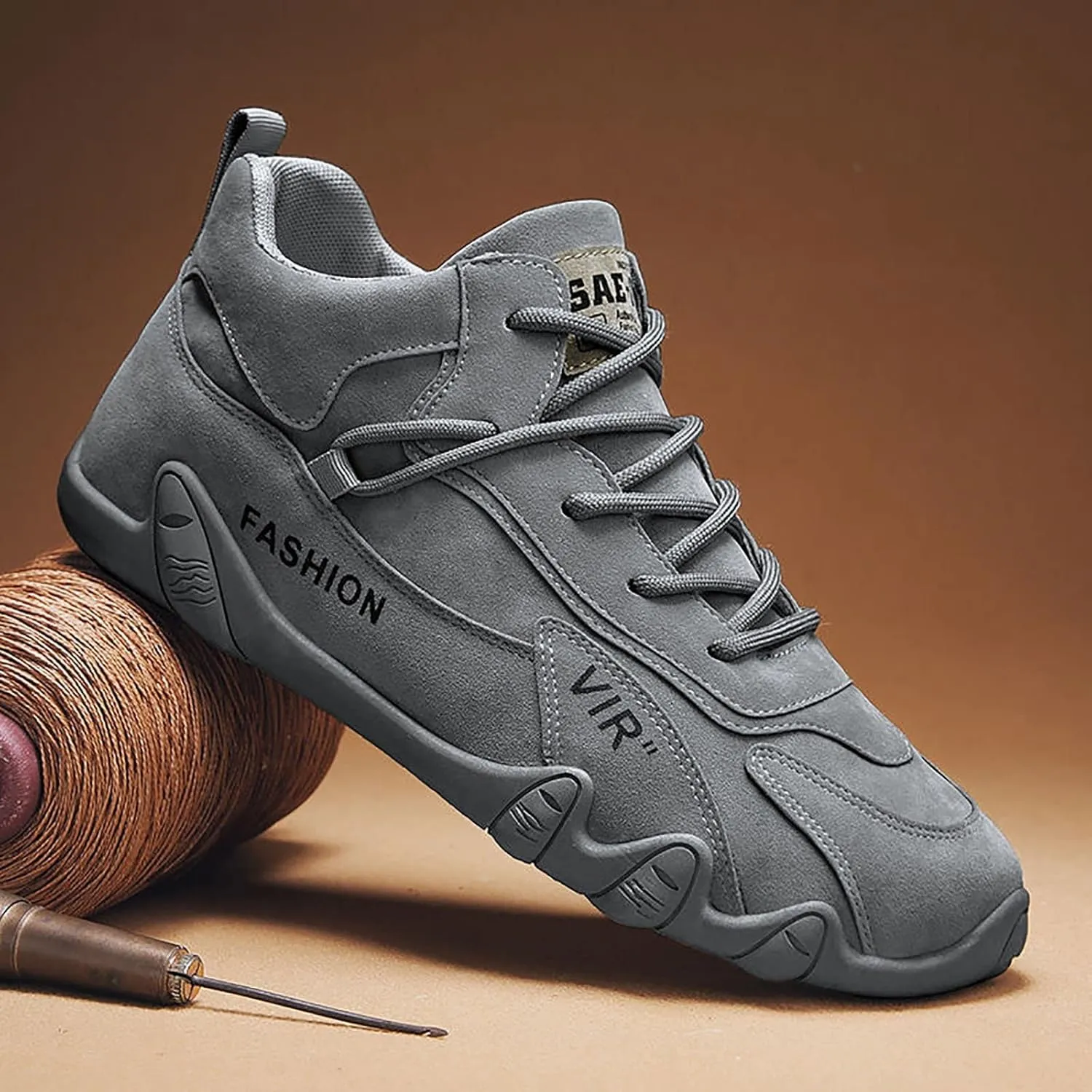 Mens Tennis Shoes Sports Shoes for Men Popular Labor Work Wear High Top Board Casual Leisure