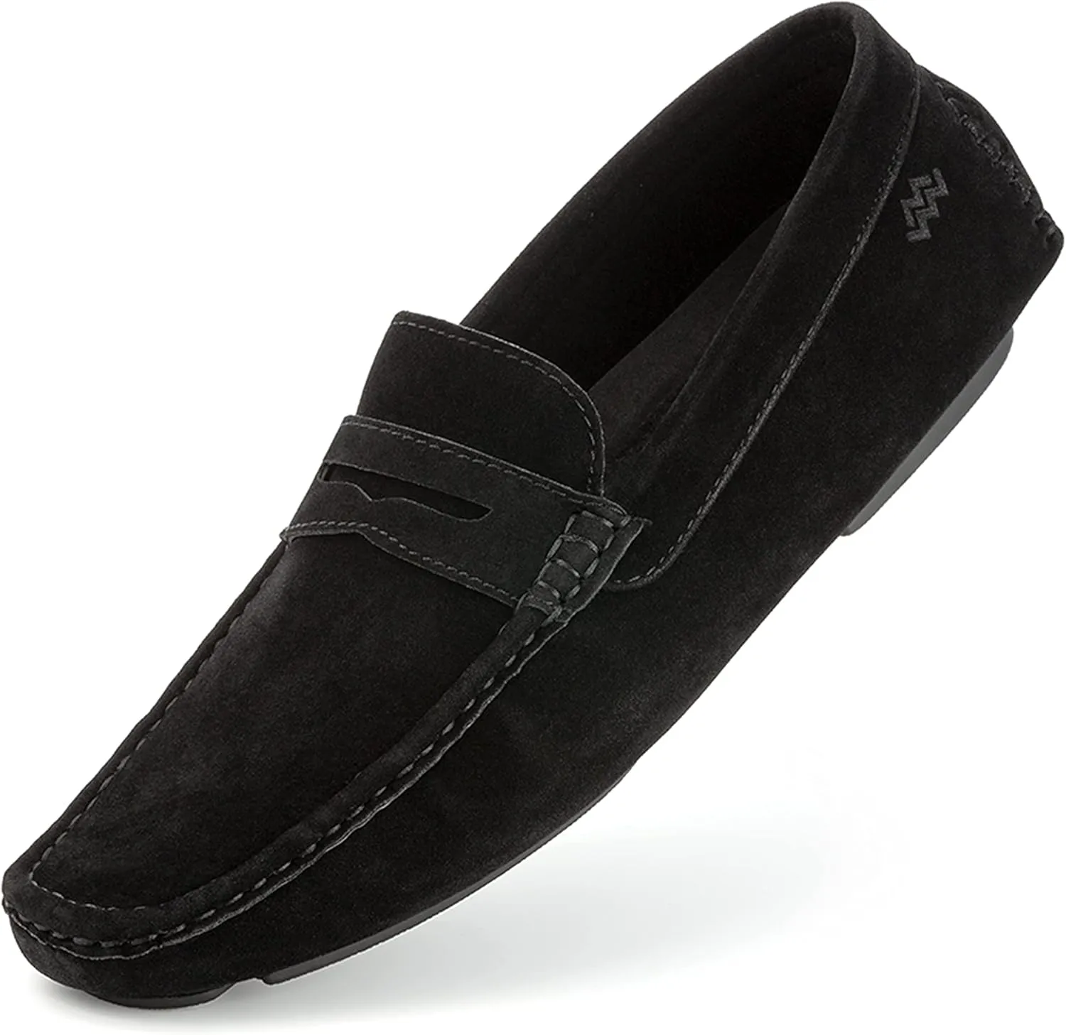Mio Marino Mens Loafers and Slip On - Suede Casual Shoes for Men - Hand Stitched - Comfortable and Walking Friendly