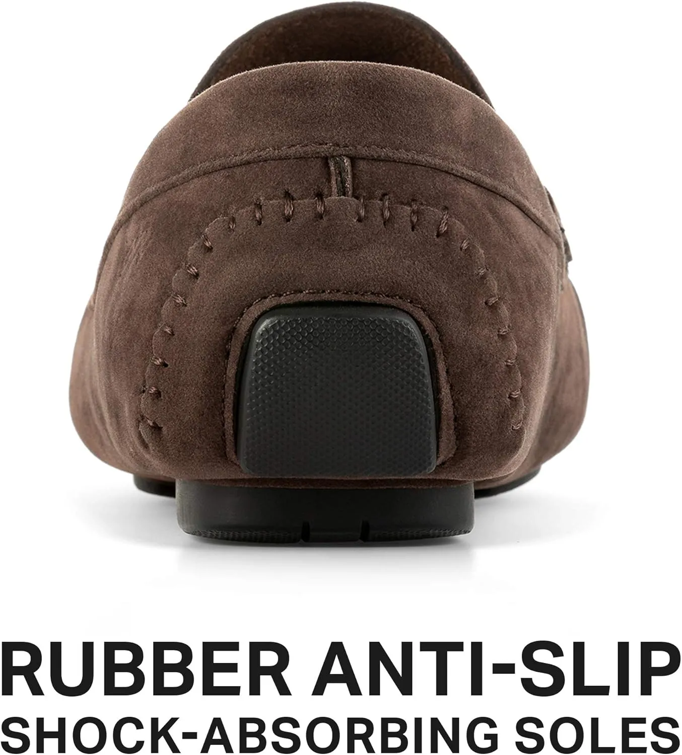 Mio Marino Mens Loafers and Slip On - Suede Casual Shoes for Men - Hand Stitched - Comfortable and Walking Friendly