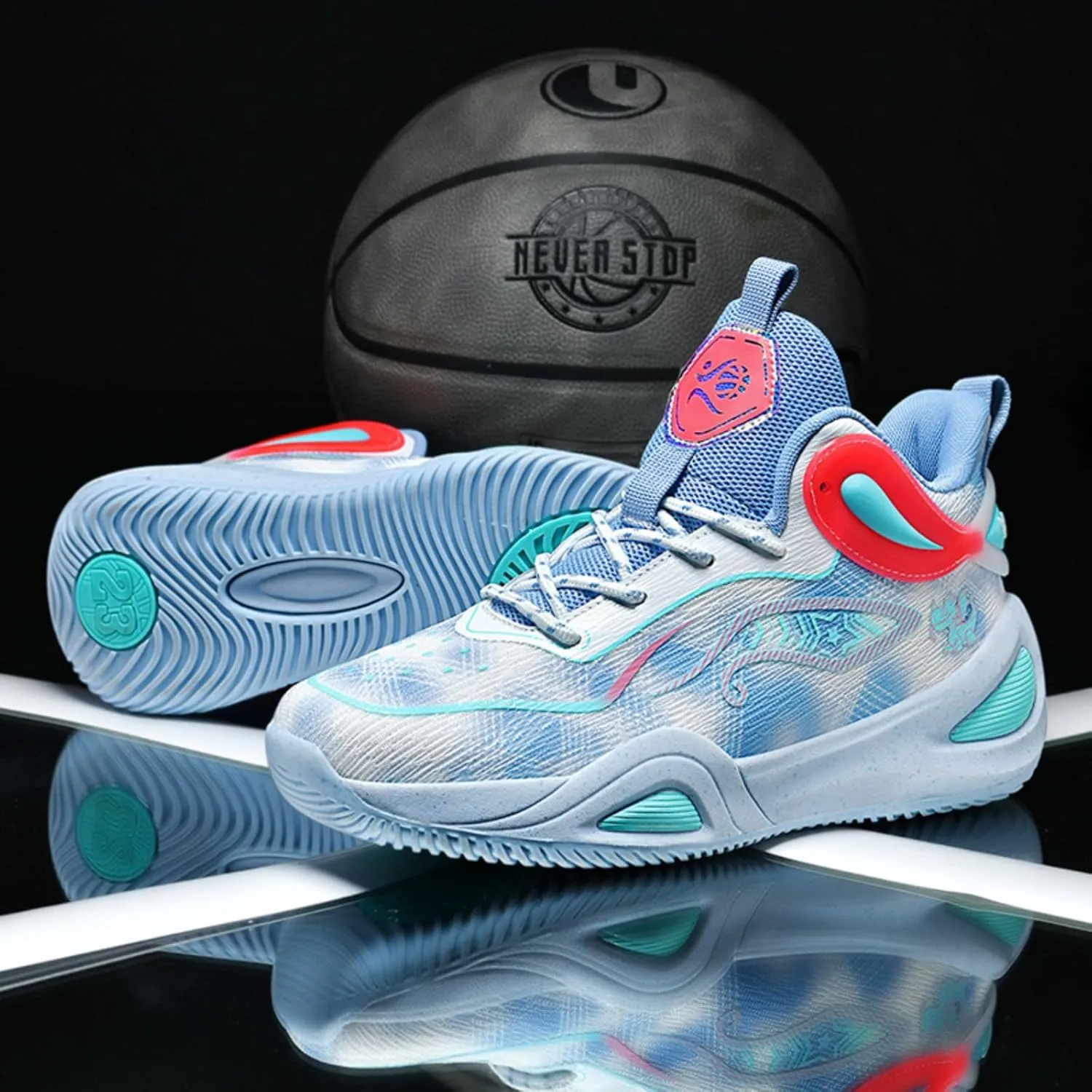 New wear-Resistant high top Basketball Shoes