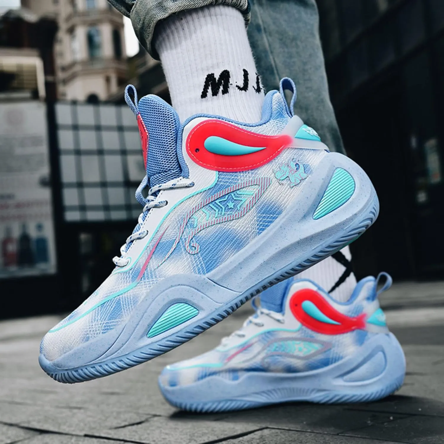 New wear-Resistant high top Basketball Shoes