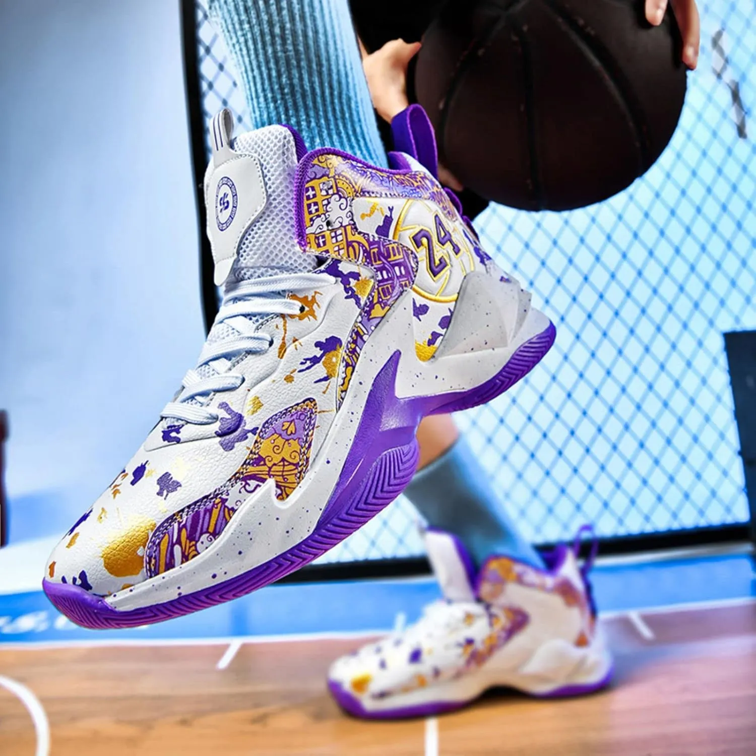 New wear-Resistant high top Basketball Shoes