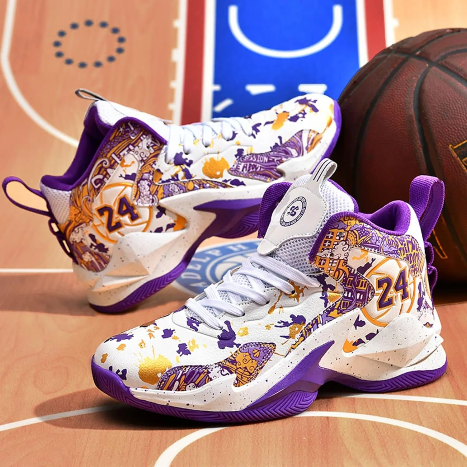 New wear-Resistant high top Basketball Shoes