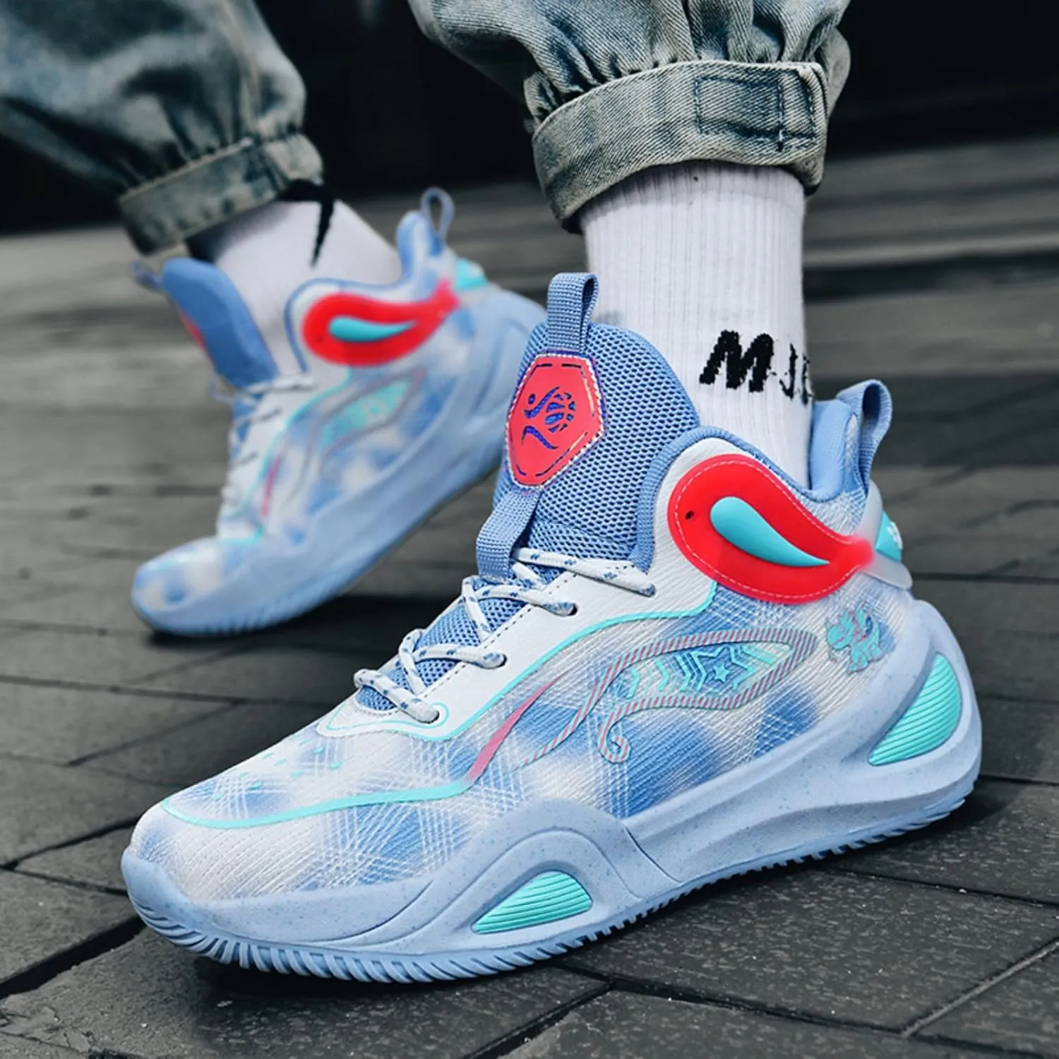 New wear-Resistant high top Basketball Shoes
