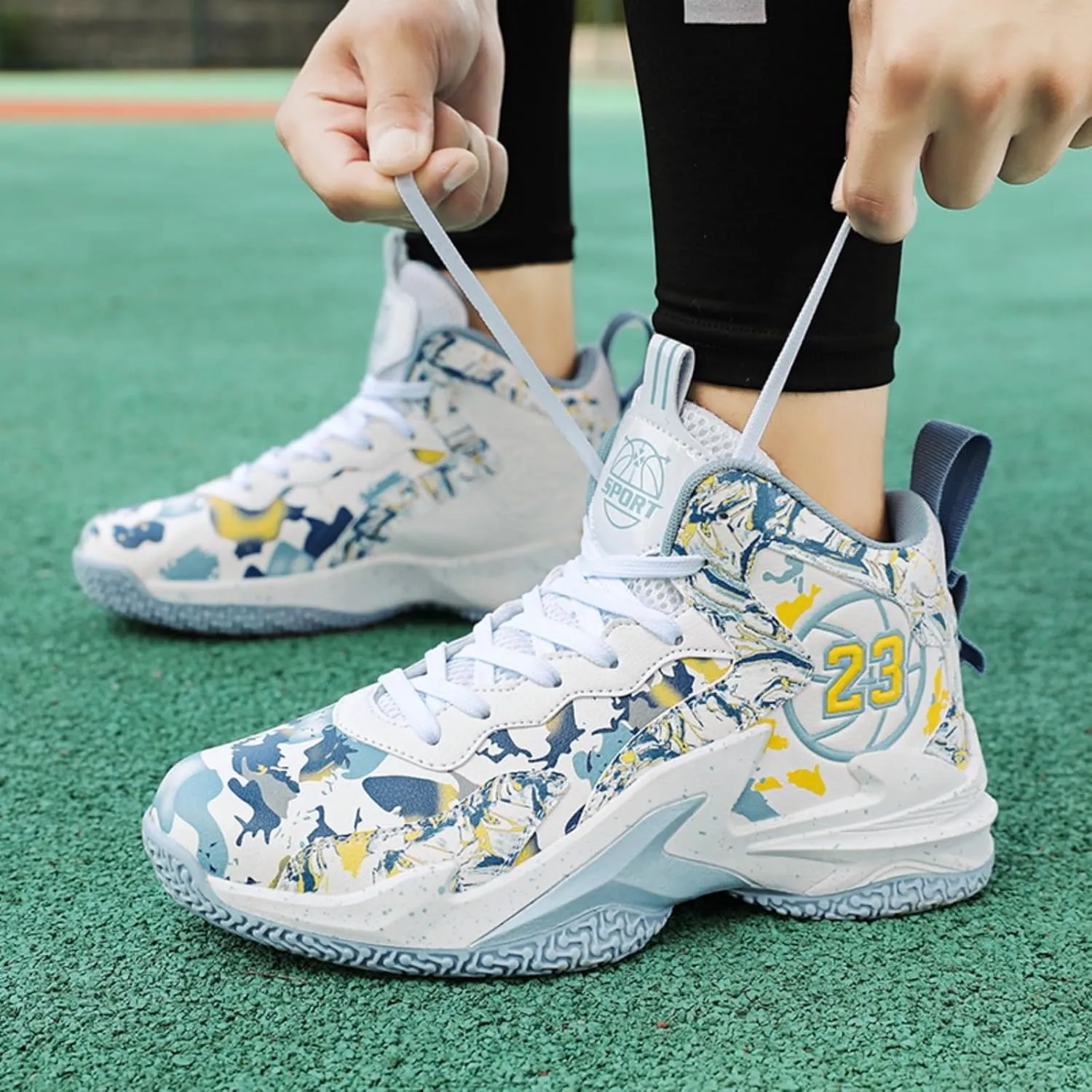 New wear-Resistant high top Basketball Shoes