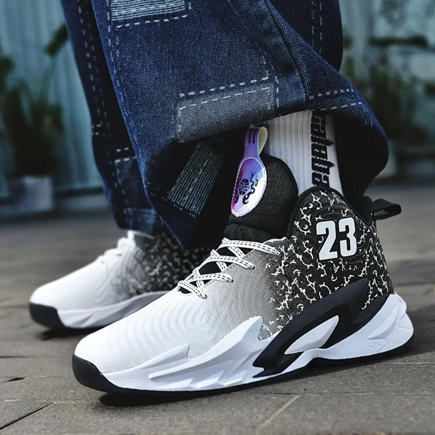 New wear-Resistant high top Basketball Shoes
