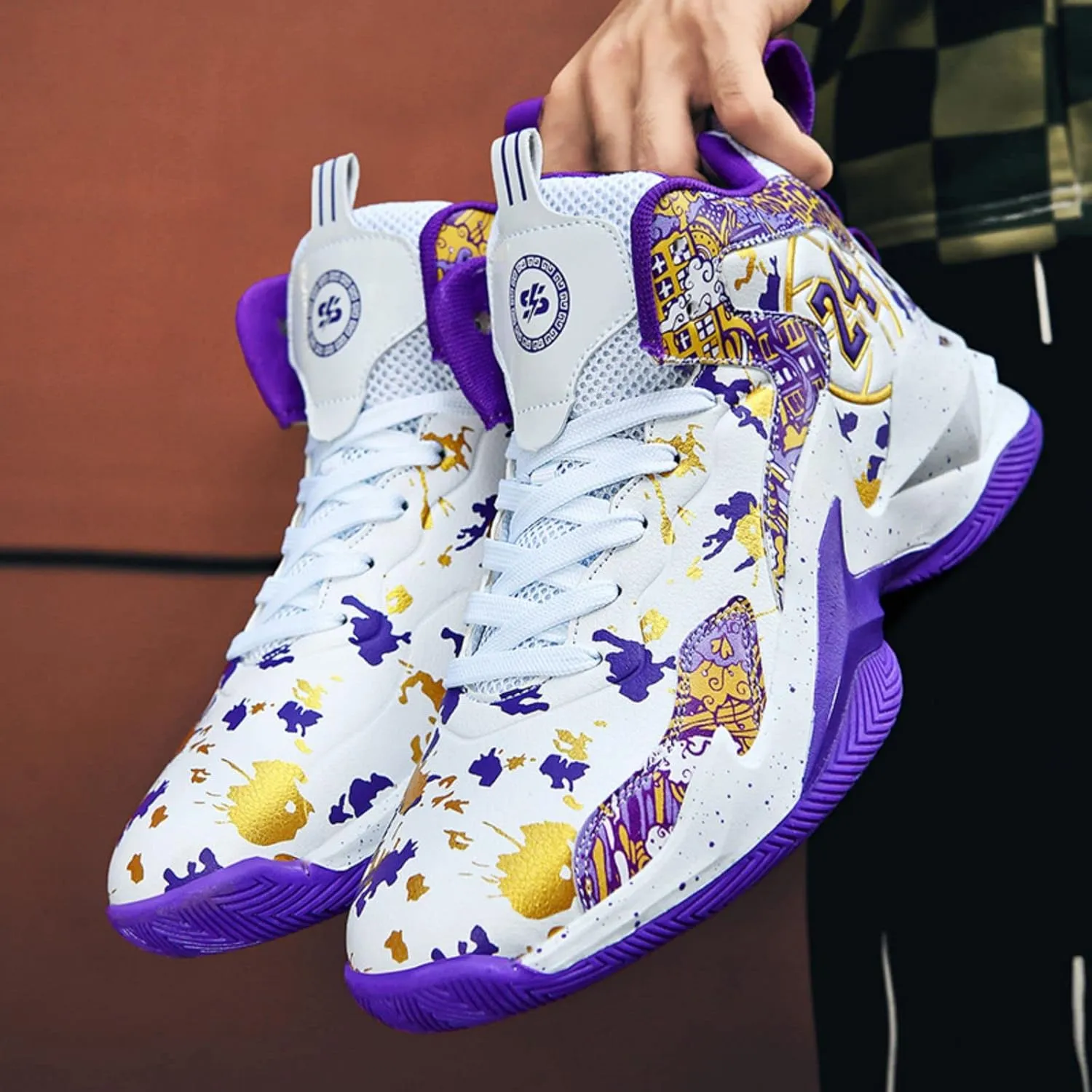 New wear-Resistant high top Basketball Shoes