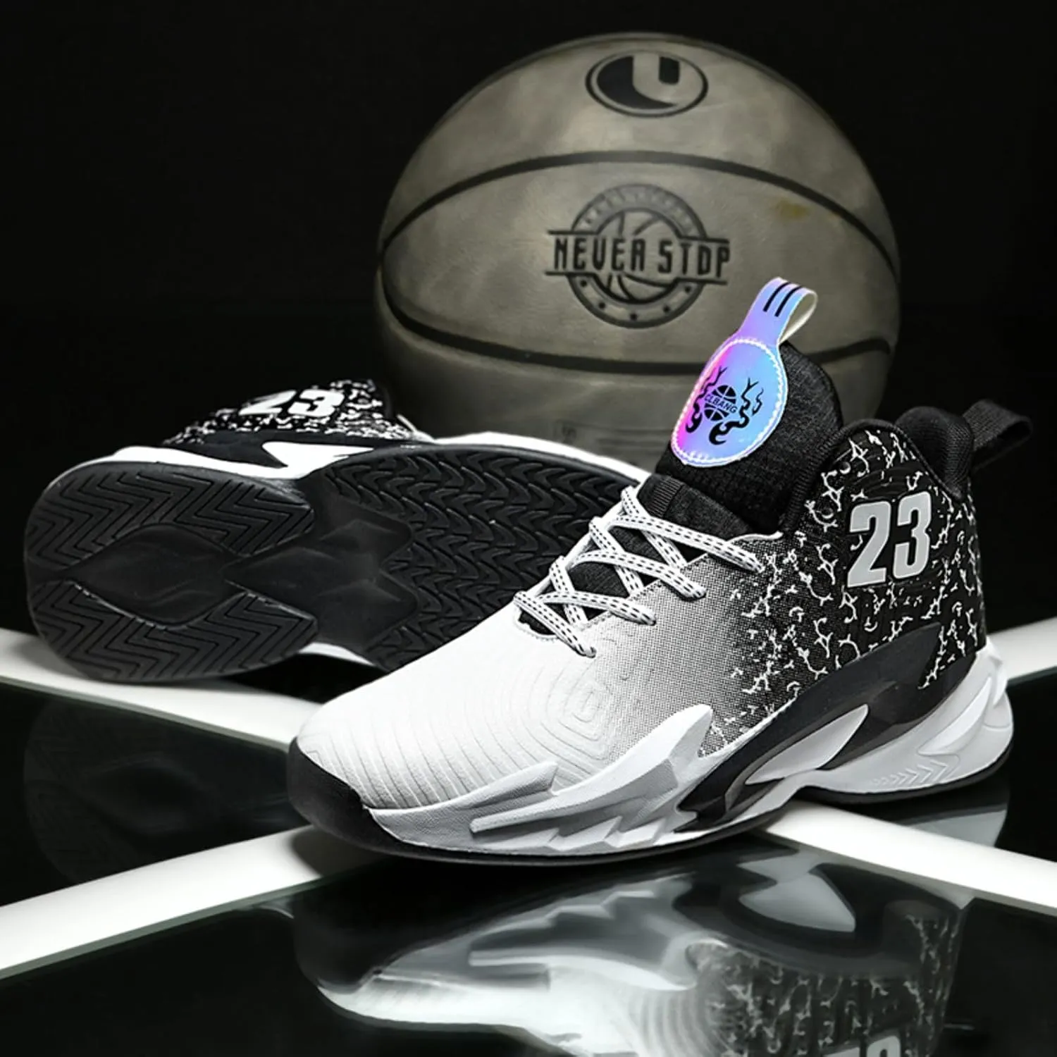 New wear-Resistant high top Basketball Shoes