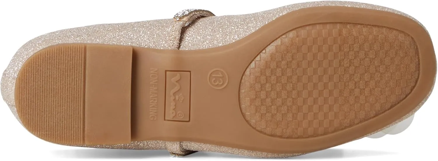 NINA Baby-Girl's Jory (Little Big Kid) Ballet Flat W/Flower