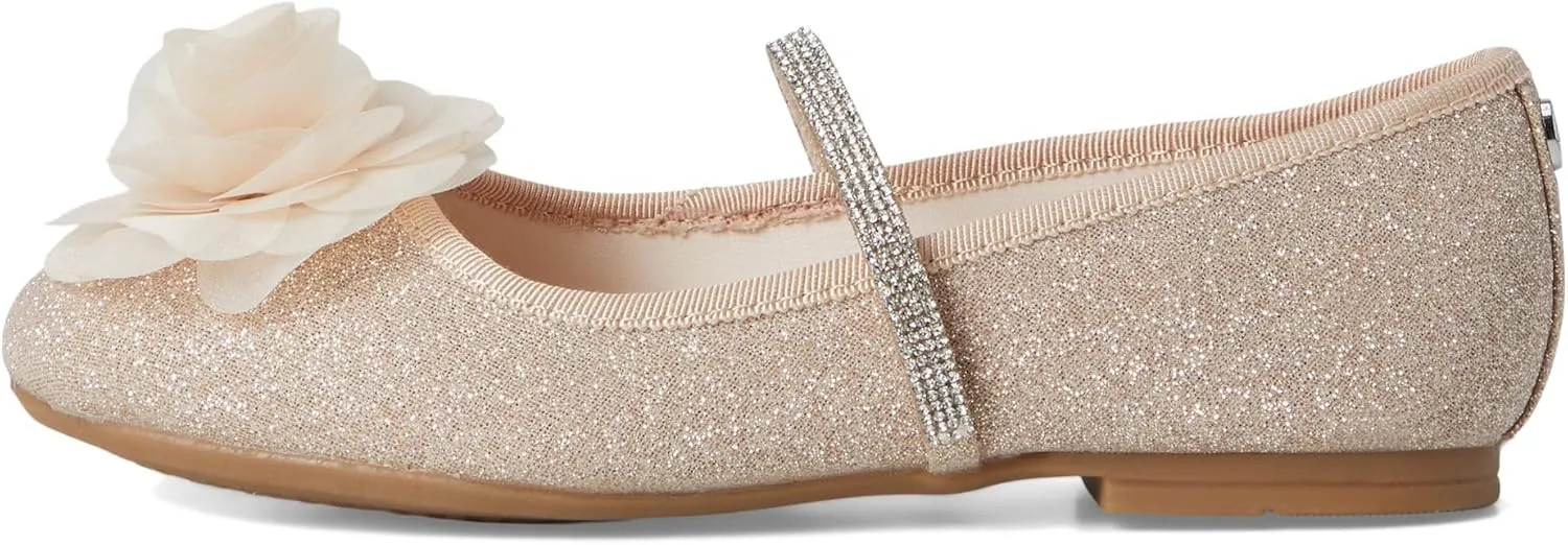 NINA Baby-Girl's Jory (Little Big Kid) Ballet Flat W/Flower