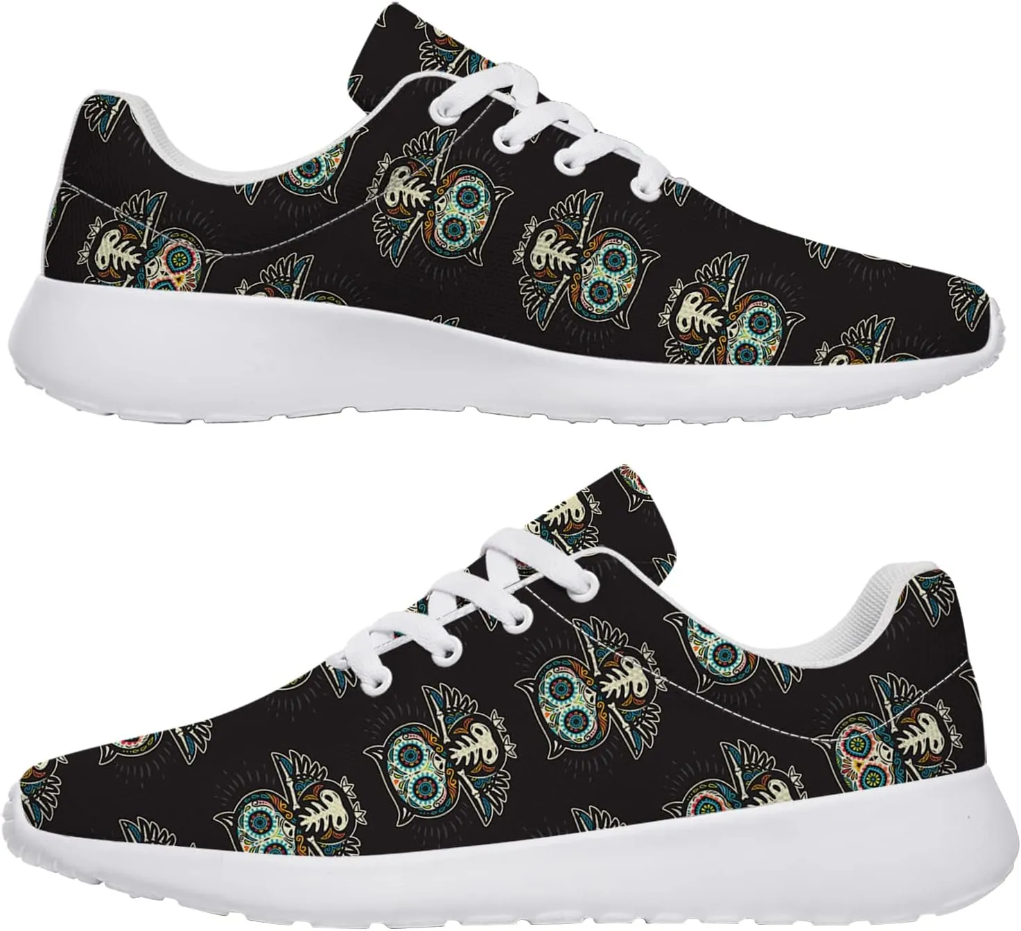 Owl Shoes Womens Mens Cross Training Shoes Athletic Running Sneakers Gifts for Friends