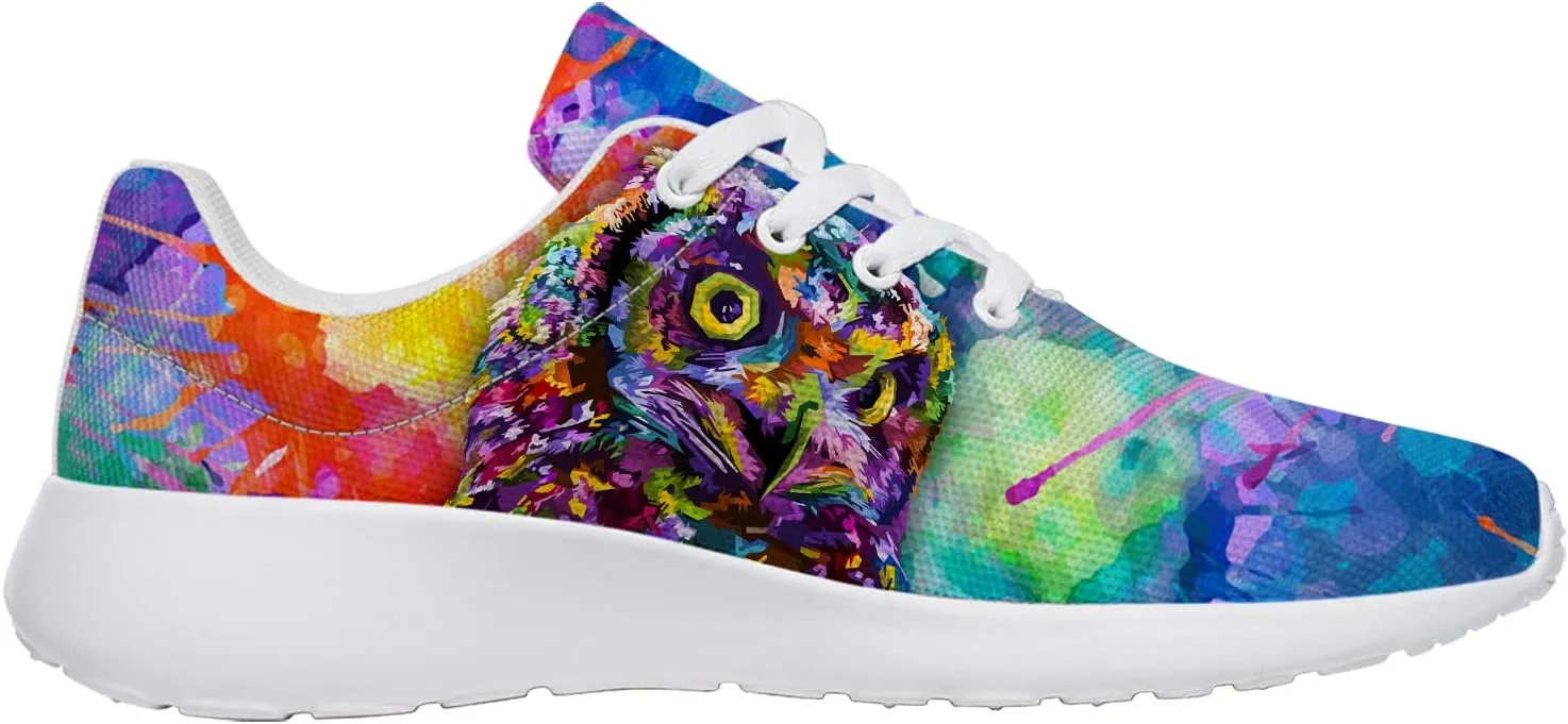 Owl Shoes Womens Mens Cross Training Shoes Athletic Running Sneakers Gifts for Friends