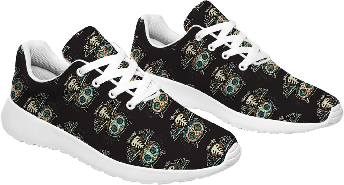 Owl Shoes Womens Mens Cross Training Shoes Athletic Running Sneakers Gifts for Friends