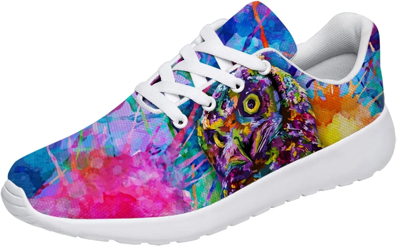 Owl Shoes Womens Mens Cross Training Shoes Athletic Running Sneakers Gifts for Friends