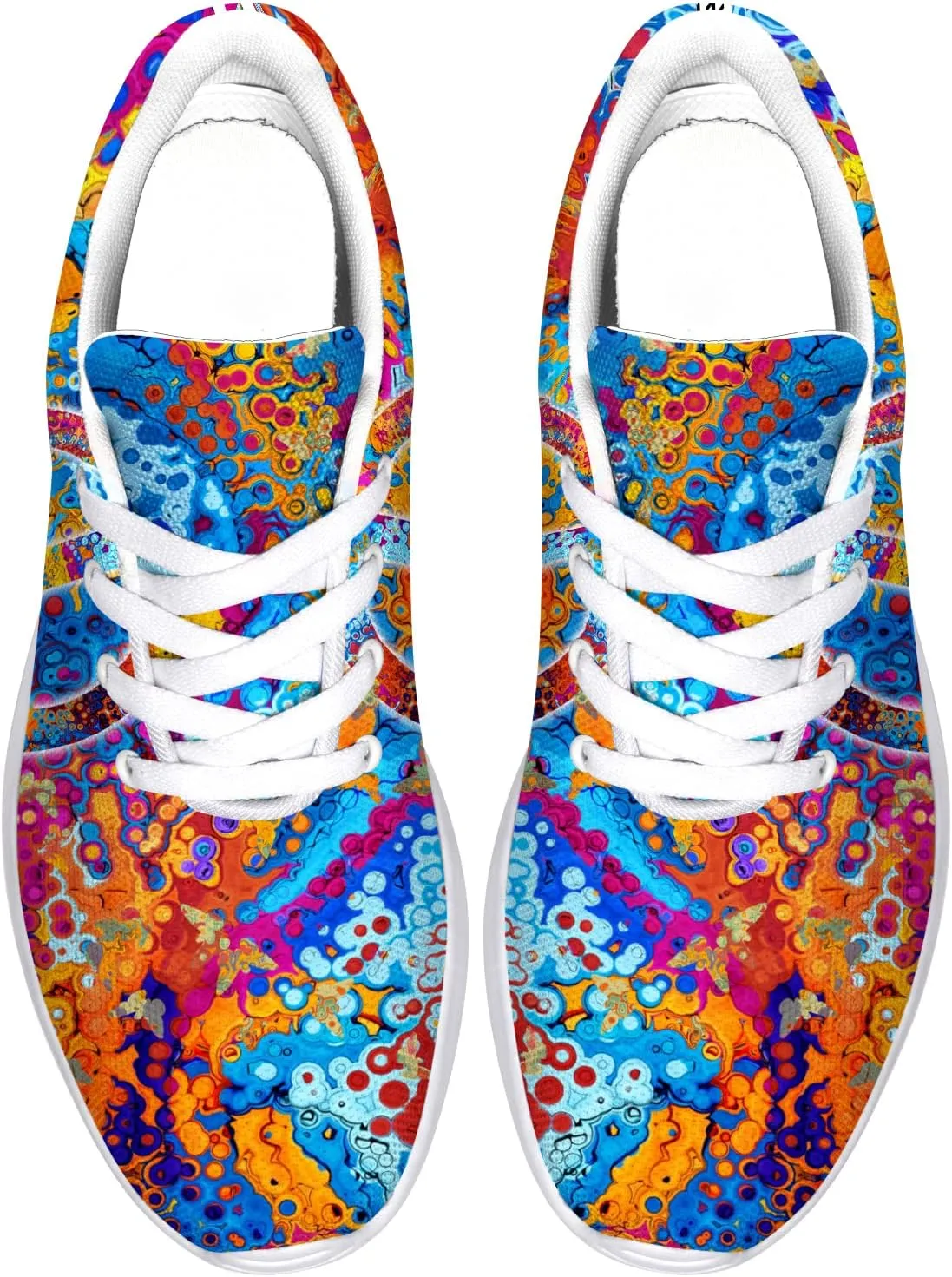 Peace and Love Shoes Womens Mens Road Running Shoes Athletic Tennis Walking Shoes Gifts for Her,Him