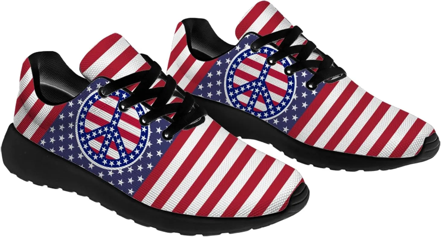 Peace and Love Shoes Womens Mens Road Running Shoes Athletic Tennis Walking Shoes Gifts for Her,Him