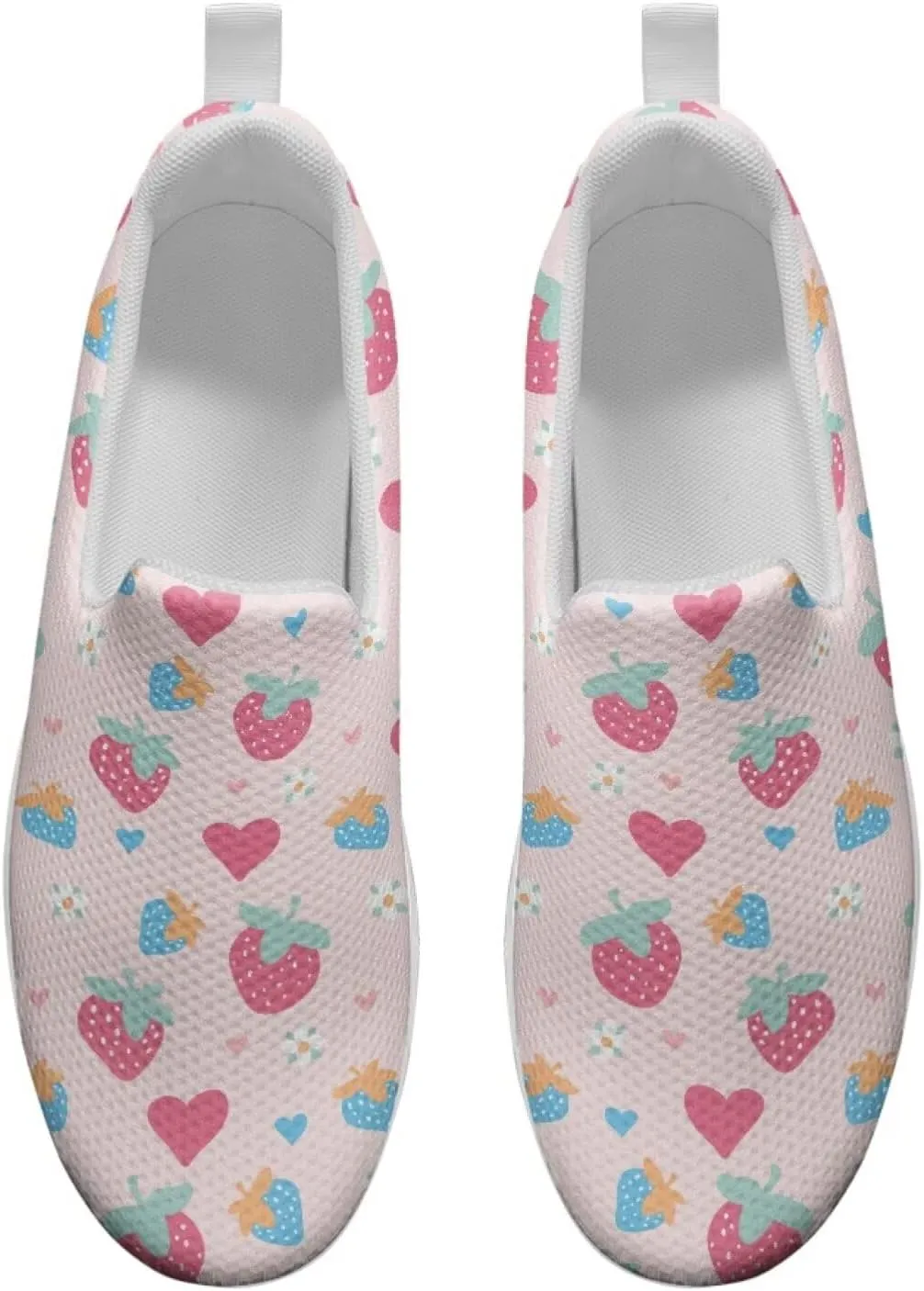 Platform Loafers for Women Lightweight Mesh Shoes Non Slip Fashion Sneakers Girls Walking Shoes