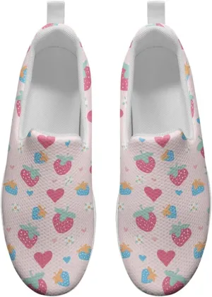 Platform Loafers for Women Lightweight Mesh Shoes Non Slip Fashion Sneakers Girls Walking Shoes