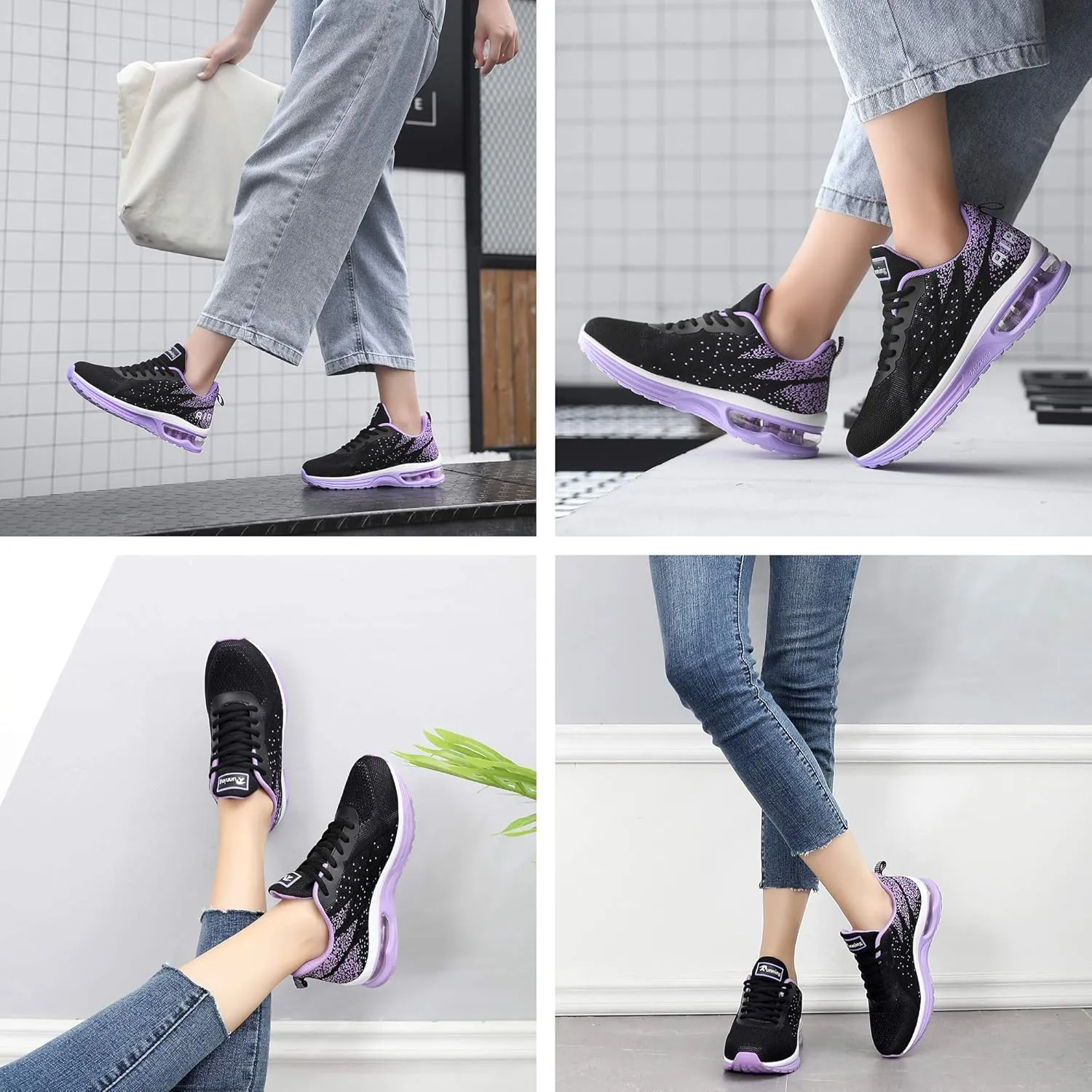 RomenSi Womens Air Athletic Running Sneakers Fashion Breathable Sport Gym Walking Tennis Shoes (US5.5-11)