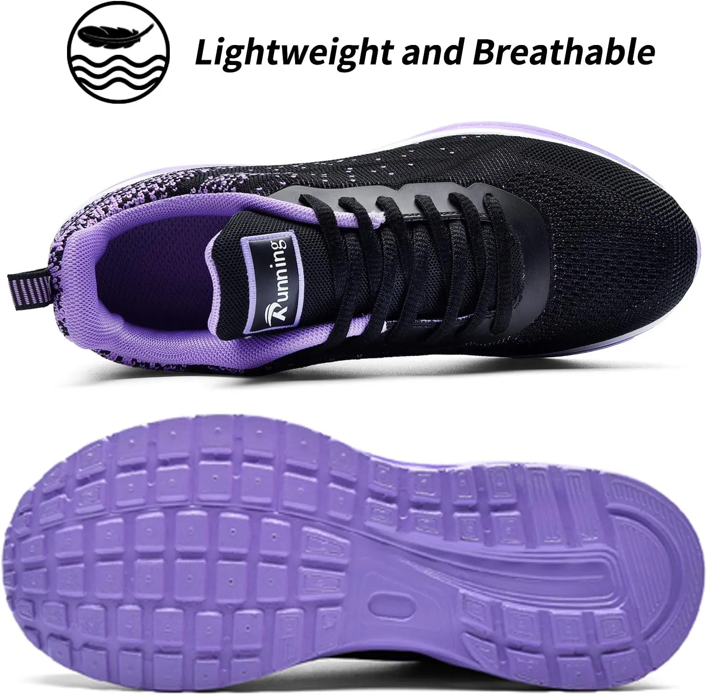 RomenSi Womens Air Athletic Running Sneakers Fashion Breathable Sport Gym Walking Tennis Shoes (US5.5-11)