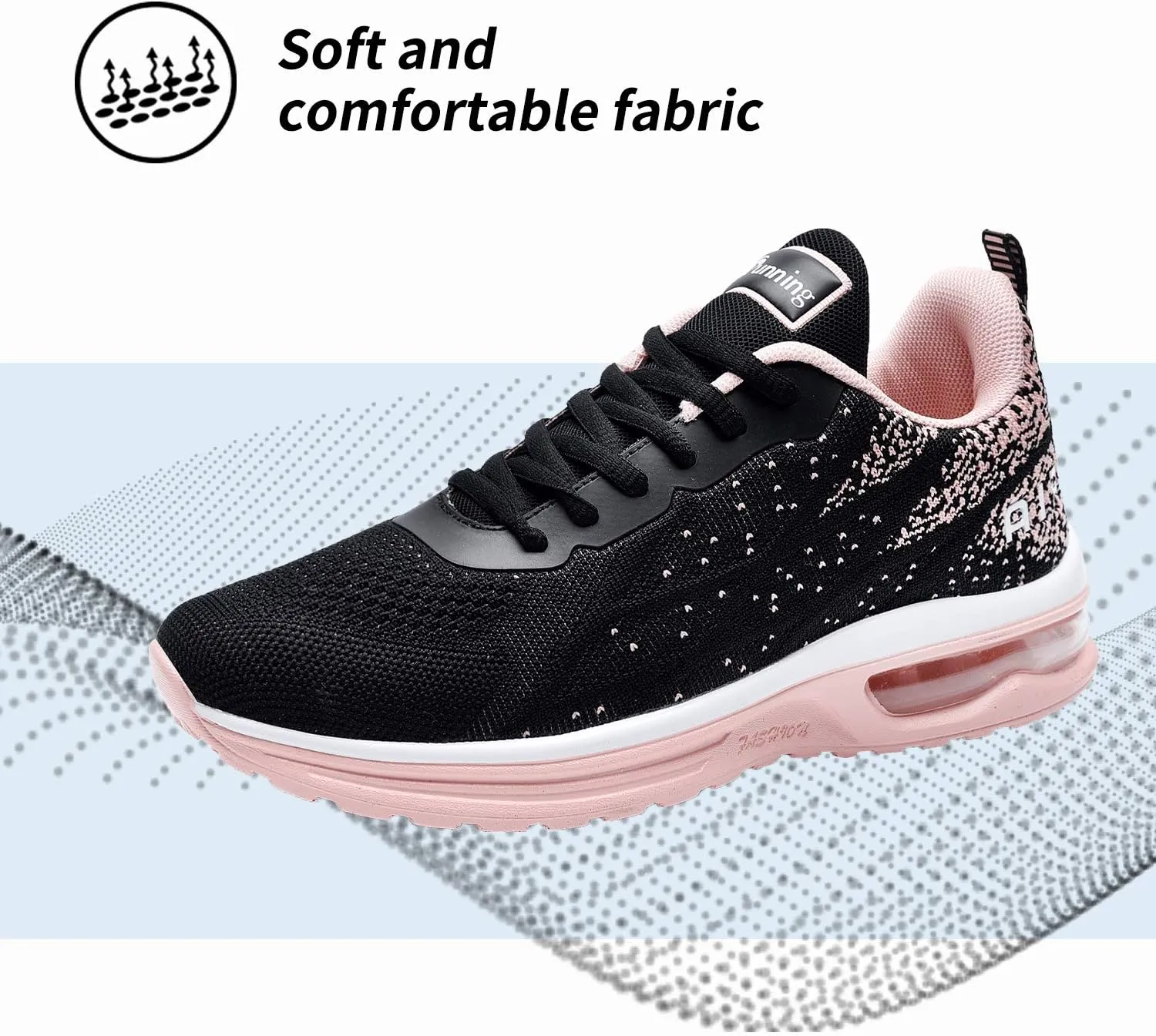RomenSi Womens Air Athletic Running Sneakers Fashion Breathable Sport Gym Walking Tennis Shoes (US5.5-11)