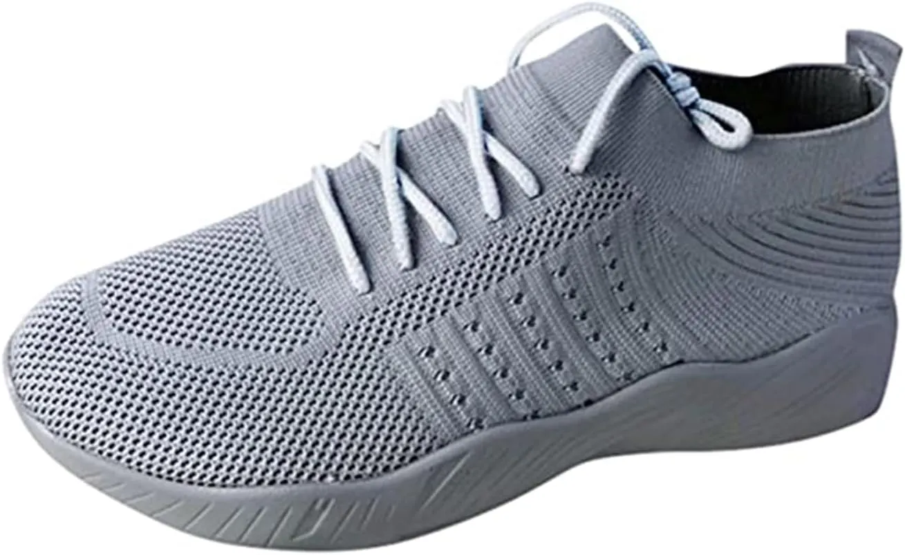 Running Shoes for Women Wide Feet Non Slip Running Shoes Lightweight Breathable Casual Walking Sneakers Fashion Mesh Workout Sports Shoe Workout Casual Sports Gym Athletic Sneaker