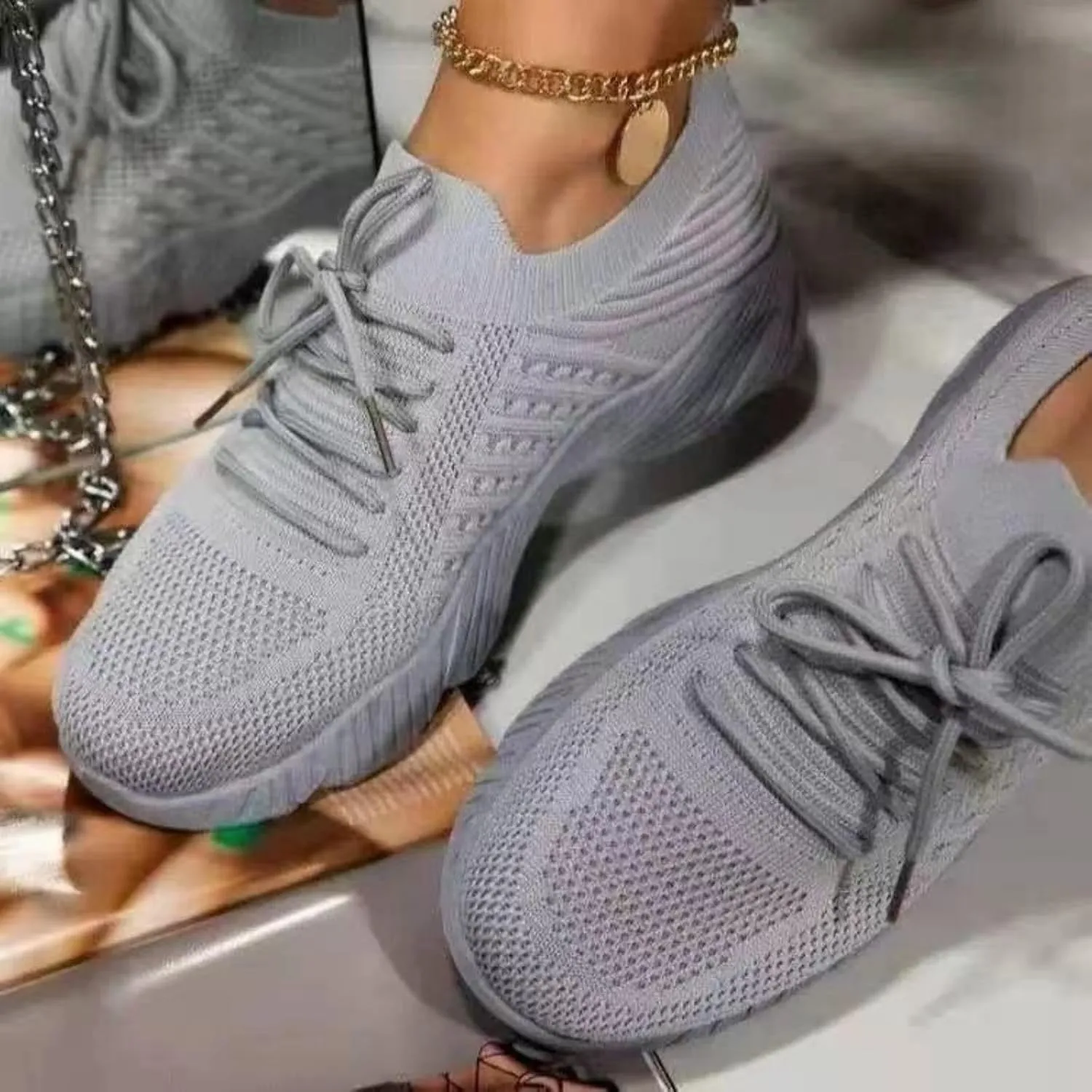 Running Shoes for Women Wide Feet Non Slip Running Shoes Lightweight Breathable Casual Walking Sneakers Fashion Mesh Workout Sports Shoe Workout Casual Sports Gym Athletic Sneaker