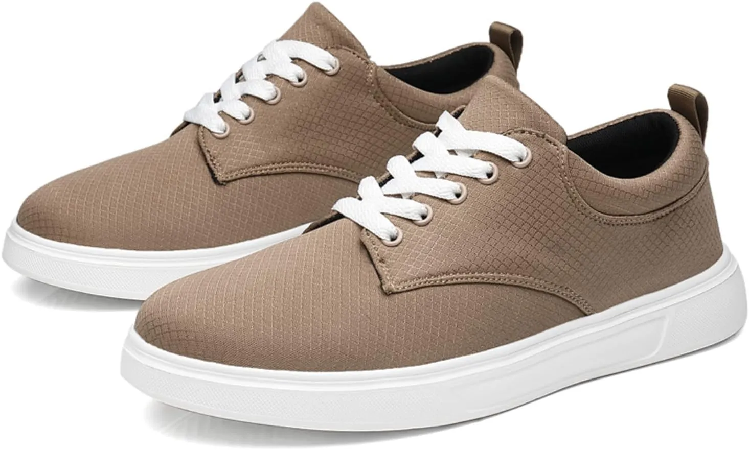 Sneakers Business Breathable Men Casual Shoes Fashionable and Simple Solid Color Thick Bottomed Flat Bottomed