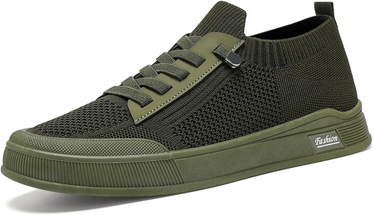 Sneakers Business Breathable Men's Casual Woven Flat Shoes Solid Color Breathable Single Shoes