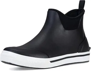 TENGTA Men's Waterproof Deck Boots Ankle Rain Footwear Neoprene Rubber Shoes
