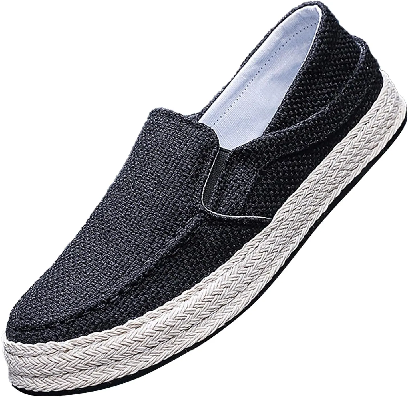 Tennis Walking Shoes 2022 Men's New Spring and Fisherman's Shoes Canvas Thick Soled Slip On