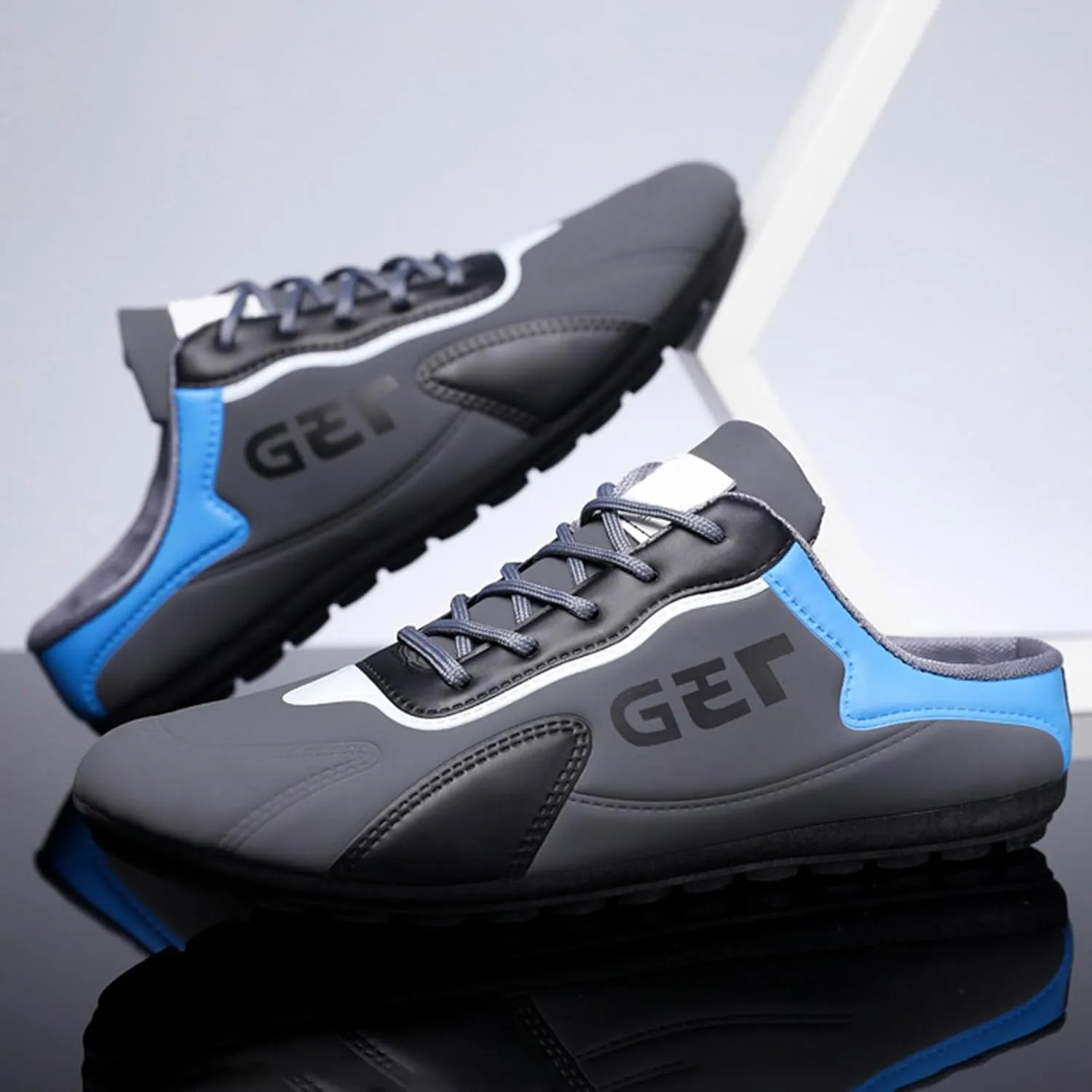 Tennis Walking Shoes Spring New Men's Shoes Lazy Slip Ons and Half Slippers Foreign Trade Men's Casual
