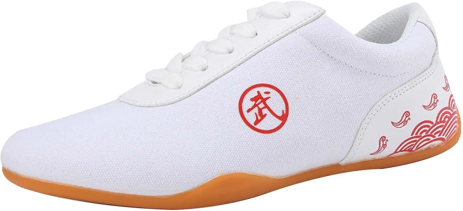 Unisex Martial Art Kung Fu Tai Chi Rubber Shoes，Lightweight, Flexible and Durable