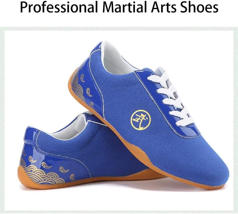 Unisex Martial Art Kung Fu Tai Chi Rubber Shoes，Lightweight, Flexible and Durable