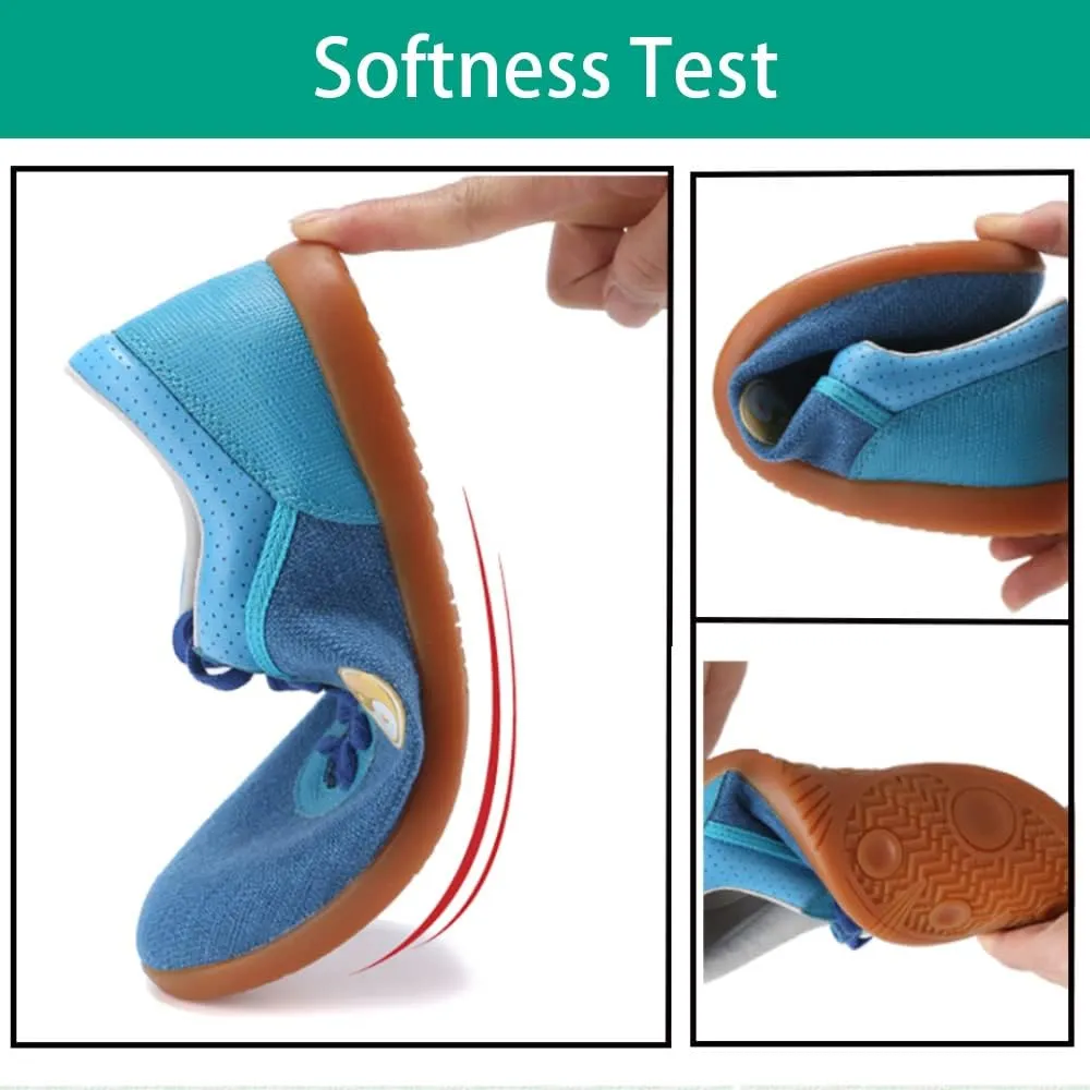 Unisex Martial Art Kung Fu Tai Chi Rubber Shoes,Traditional Kung Fu Tai Chi Wushu Shaolin Qi Gong Beijing Trainer Wing Chun Slipper Sneaker Footwear for Men Women,