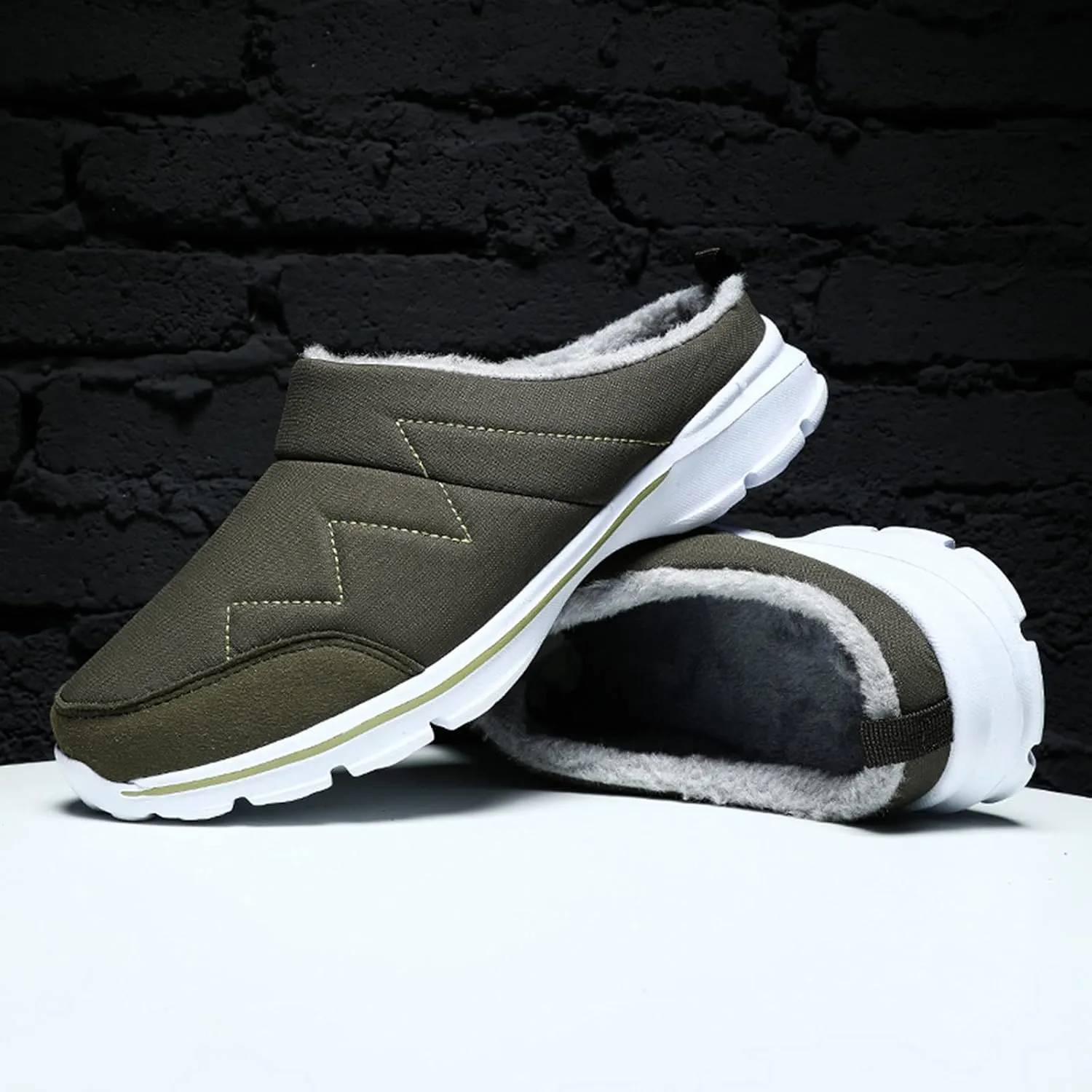 Walking Shoes Tennis Comfortable Velvet Warmth Mesh Lovers Mens's Fabric for Men Casual Plus Shoes Slip Breathable On