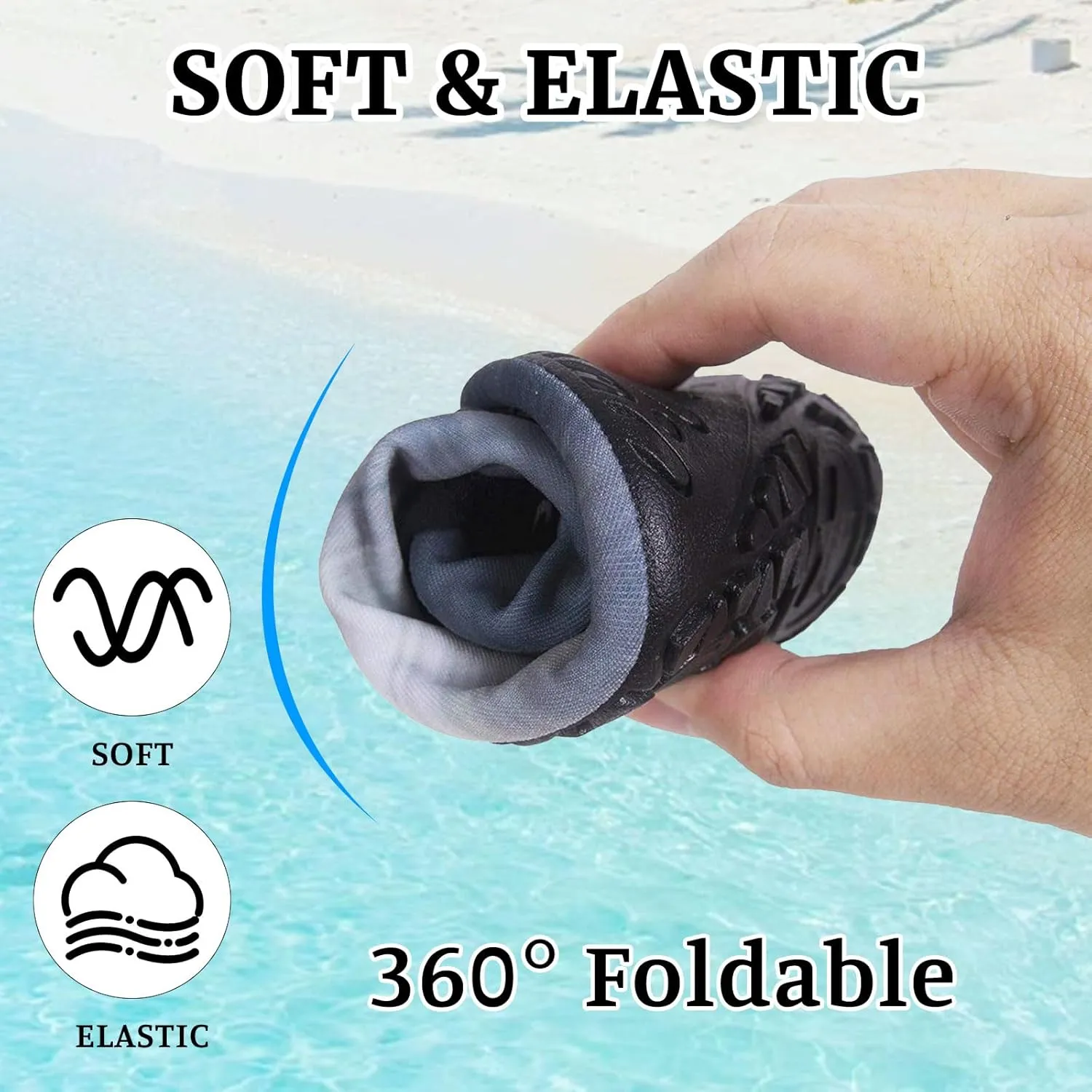 Water Shoes for Women Men Barefoot Aqua Socks Quick-Dry Shoes for Beach Non Slip Indoor Outdoor Walking Barefoot Exercise Wear Sport Accessories Yoga Socks
