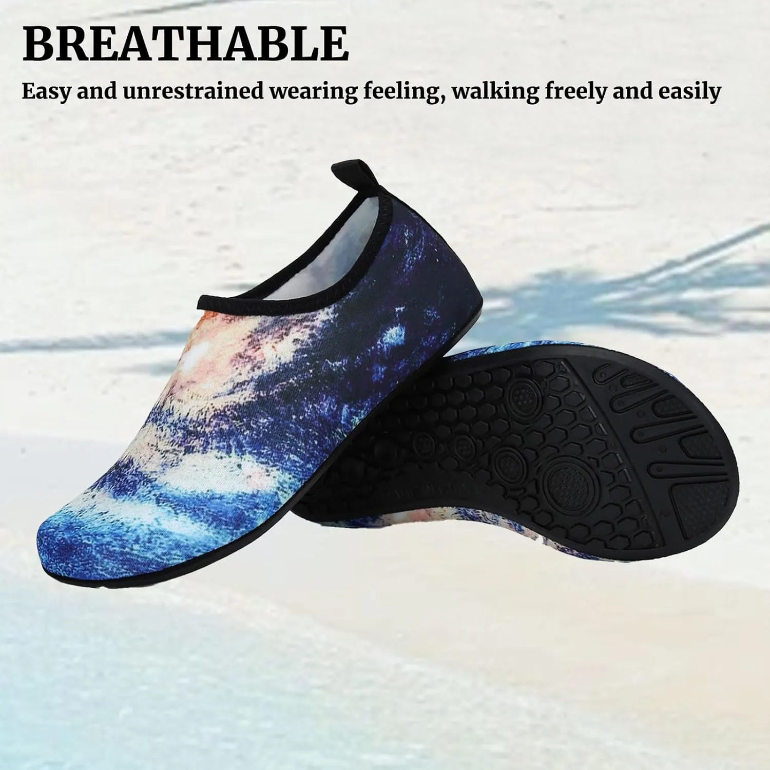 Water Shoes for Women Men Barefoot Aqua Socks Quick-Dry Shoes for Beach Non Slip Indoor Outdoor Walking Barefoot Exercise Wear Sport Accessories Yoga Socks