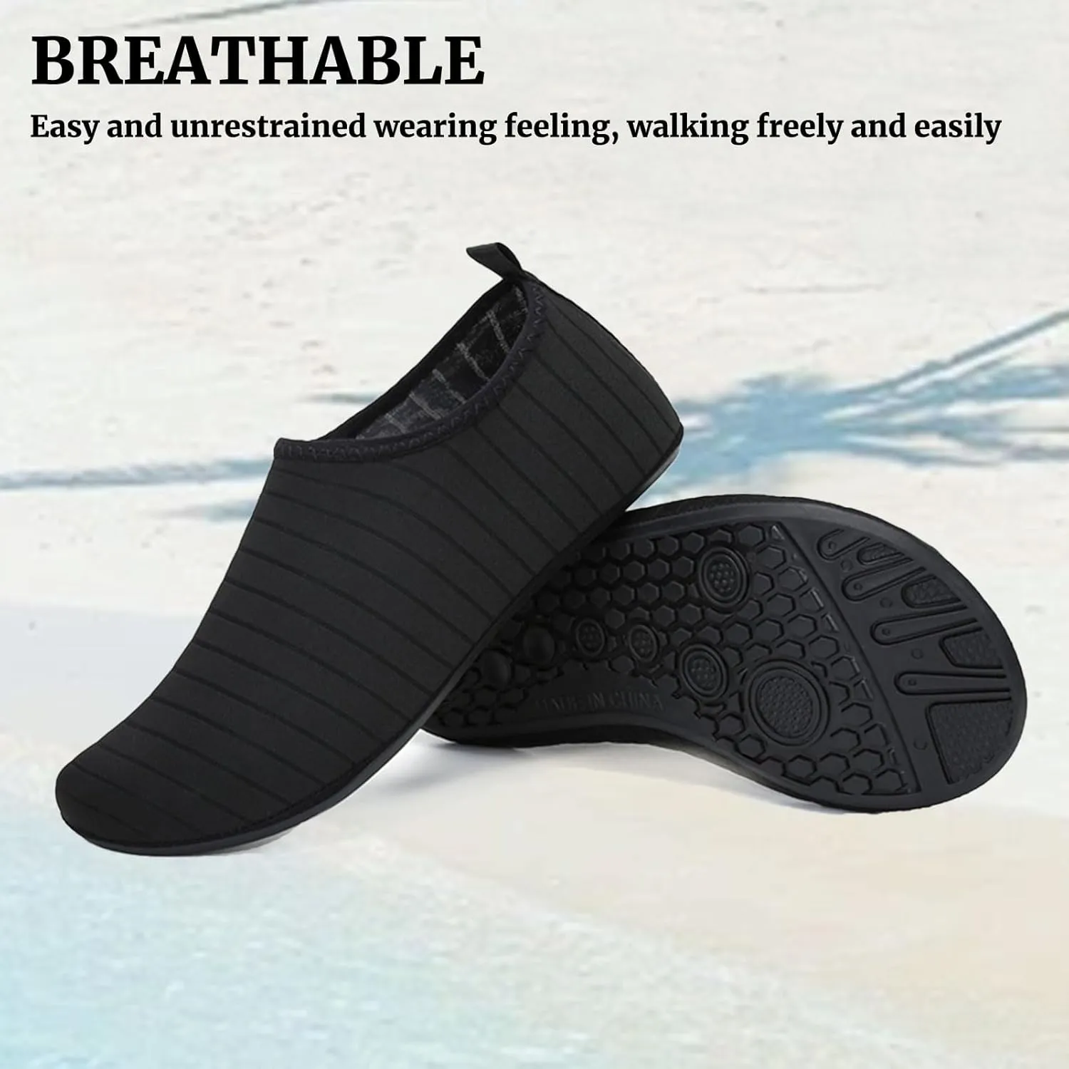 Water Shoes for Women Men Barefoot Aqua Socks Quick-Dry Shoes for Beach Non Slip Indoor Outdoor Walking Barefoot Exercise Wear Sport Accessories Yoga Socks