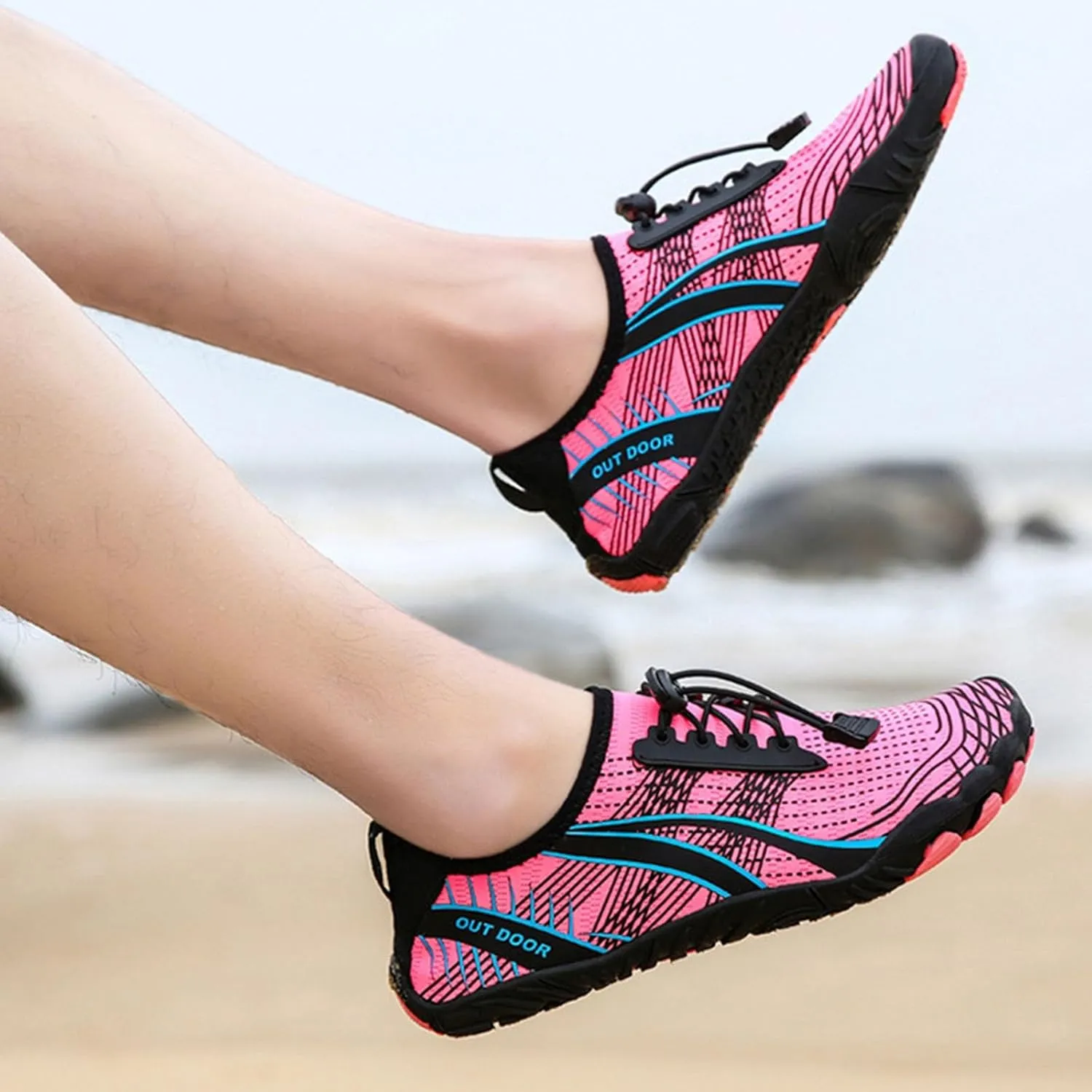 Water Shoes Men Wide Foot Barefoot Aqua Yoga Socks Quick Dry Water Hiking Shoes Women Quick Dry Shoes for Women Jogging Quick Dry Pool Sports Sneaker for Boating Fishing Diving Surfing