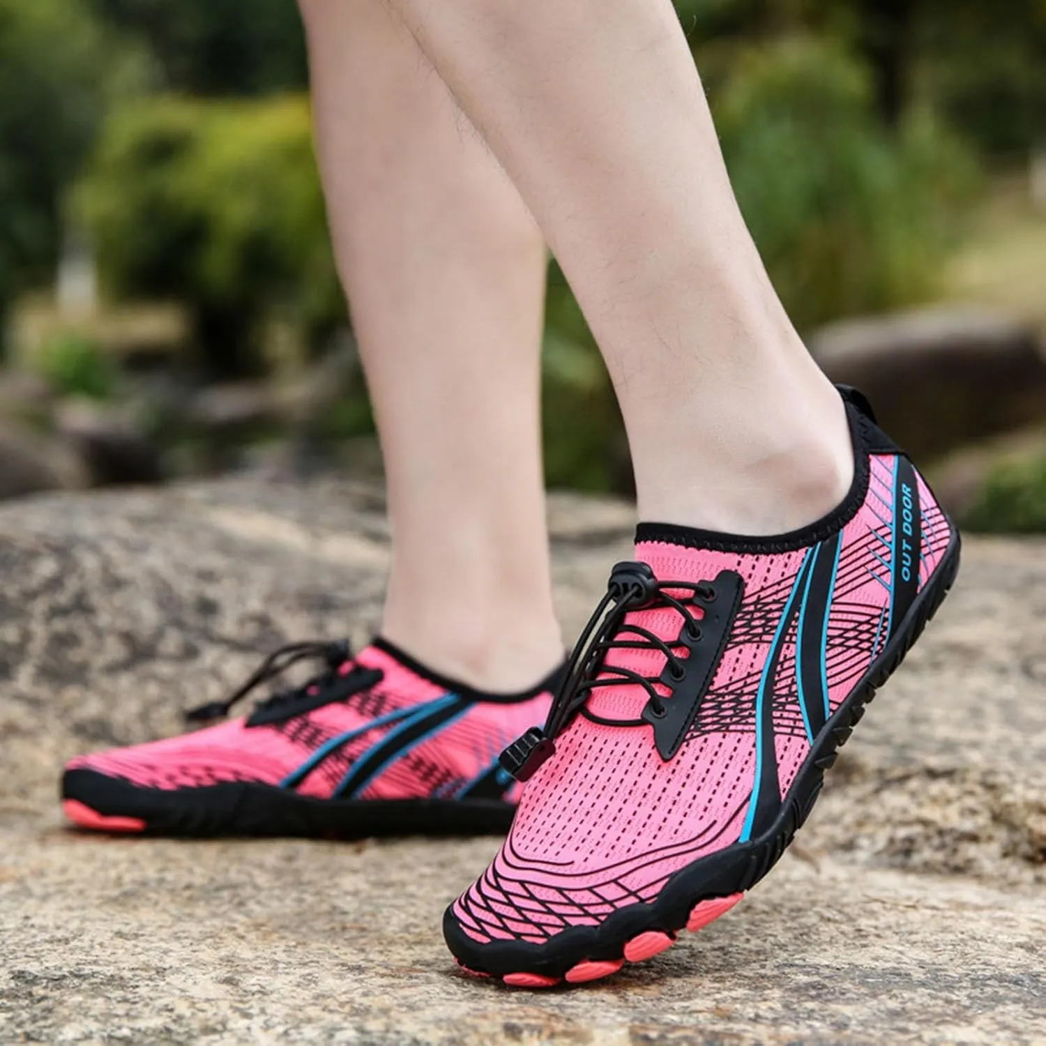 Water Shoes Men Wide Foot Barefoot Aqua Yoga Socks Quick Dry Water Hiking Shoes Women Quick Dry Shoes for Women Jogging Quick Dry Pool Sports Sneaker for Boating Fishing Diving Surfing