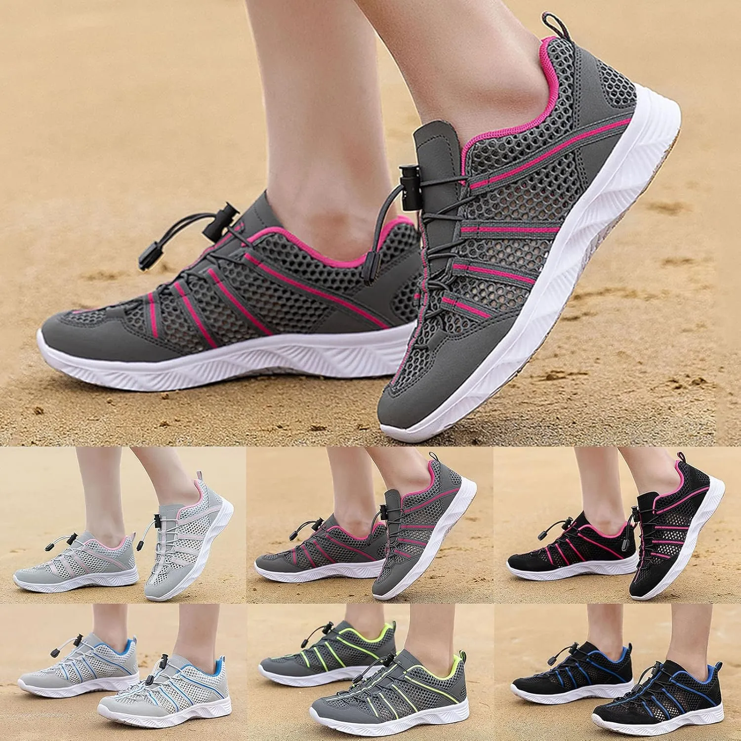 Water Shoes Men Wide Width Extra Wide Large for Big Tall Men Womens Barefoot Water Shoes Quick Dry Shoes Quick Drying Sports Aqua Shoes for Beach Swimming Hiking Boating Sailing