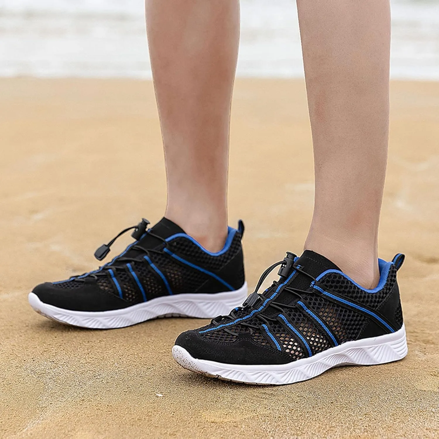Water Shoes Men Wide Width Extra Wide Large for Big Tall Men Womens Barefoot Water Shoes Quick Dry Shoes Quick Drying Sports Aqua Shoes for Beach Swimming Hiking Boating Sailing