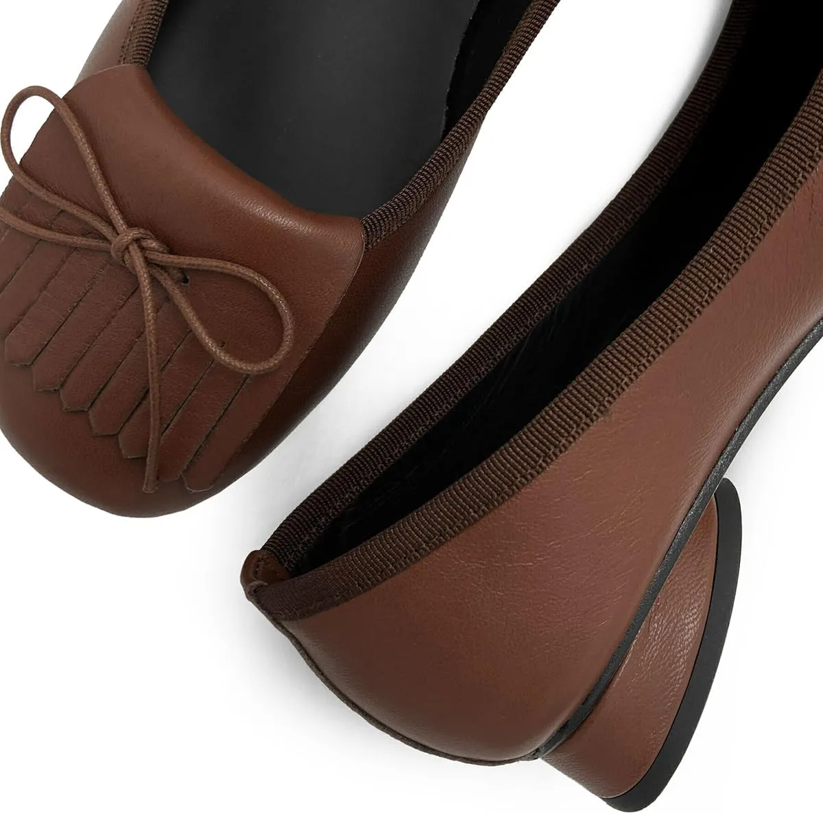 Women Tassel Loafer Flats with Bow Square Closed Toe Slip On Ballet Flats Wingtip Bow-Knot Flat Loafers Matte Leather Office Work Flats Ladies Girls Club Driver Flats Dressy Cute 4-11 M US