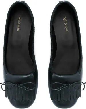Women Tassel Loafer Flats with Bow Square Closed Toe Slip On Ballet Flats Wingtip Bow-Knot Flat Loafers Matte Leather Office Work Flats Ladies Girls Club Driver Flats Dressy Cute 4-11 M US