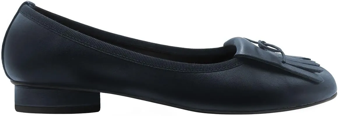 Women Tassel Loafer Flats with Bow Square Closed Toe Slip On Ballet Flats Wingtip Bow-Knot Flat Loafers Matte Leather Office Work Flats Ladies Girls Club Driver Flats Dressy Cute 4-11 M US