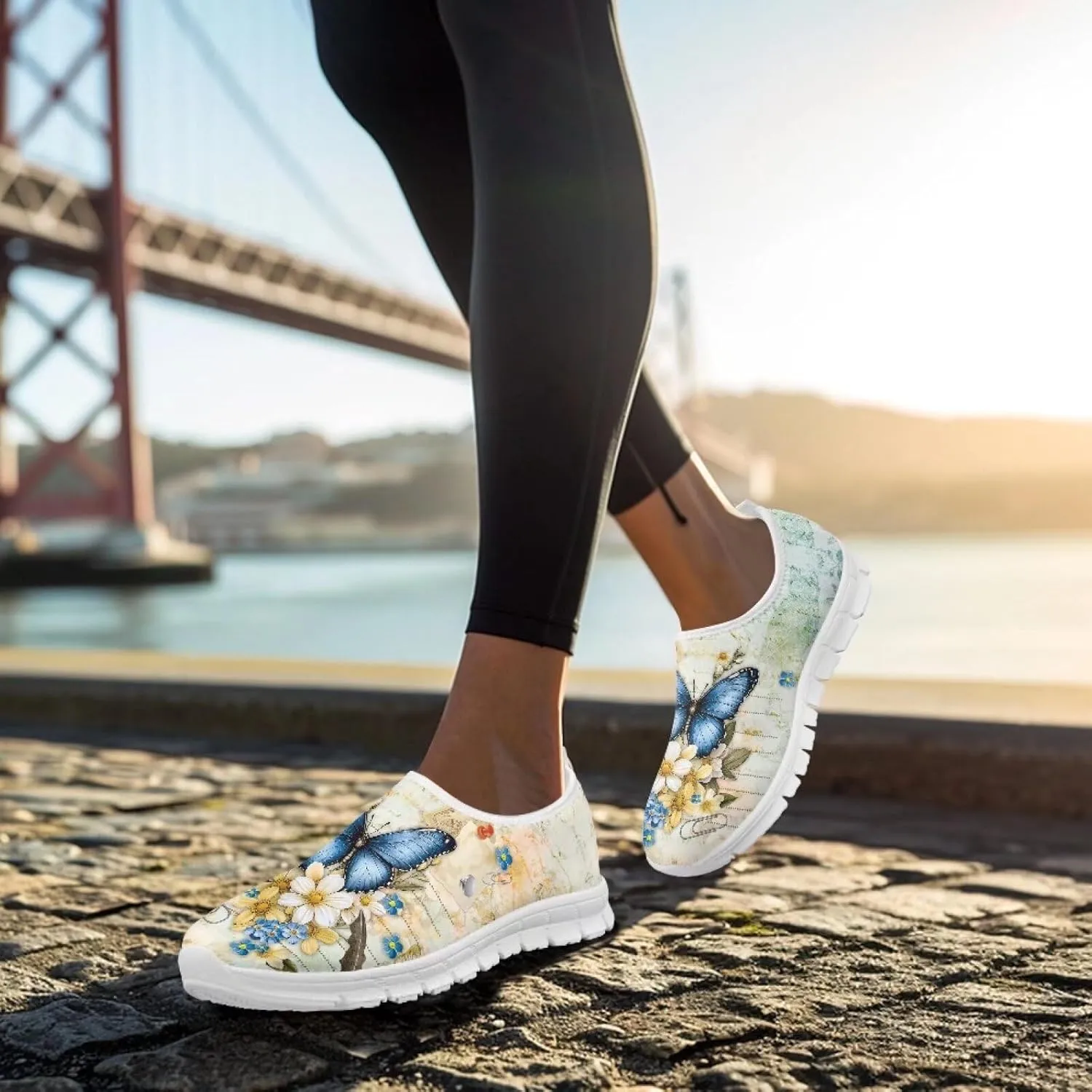 Women's Low-Cut Casual Shoes Lightweight Fashion Loafers Ladies Slip On Walking Shoes Comfy Flats Soft Travel Shoes US Size 5.5-11.5