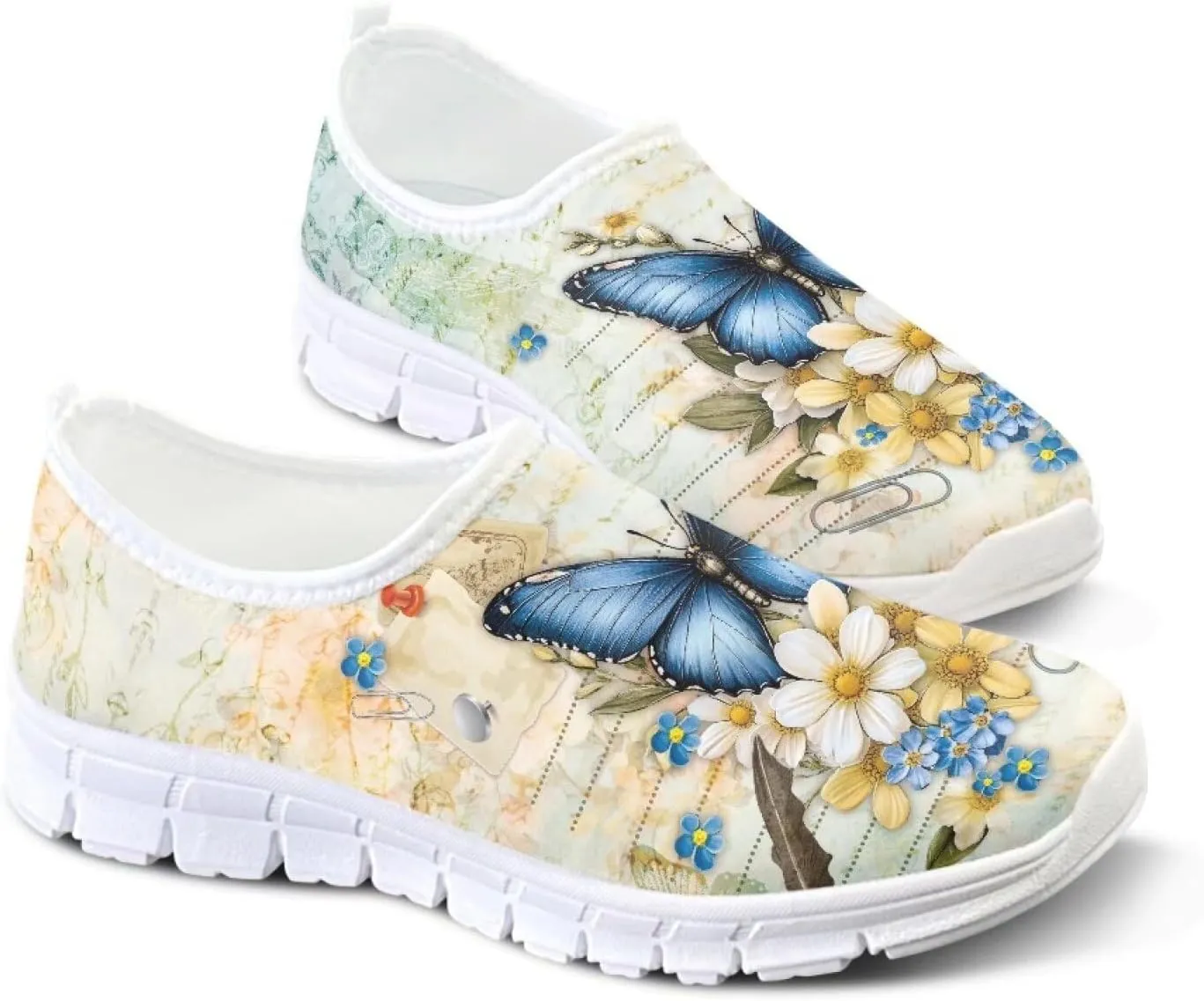 Women's Low-Cut Casual Shoes Lightweight Fashion Loafers Ladies Slip On Walking Shoes Comfy Flats Soft Travel Shoes US Size 5.5-11.5